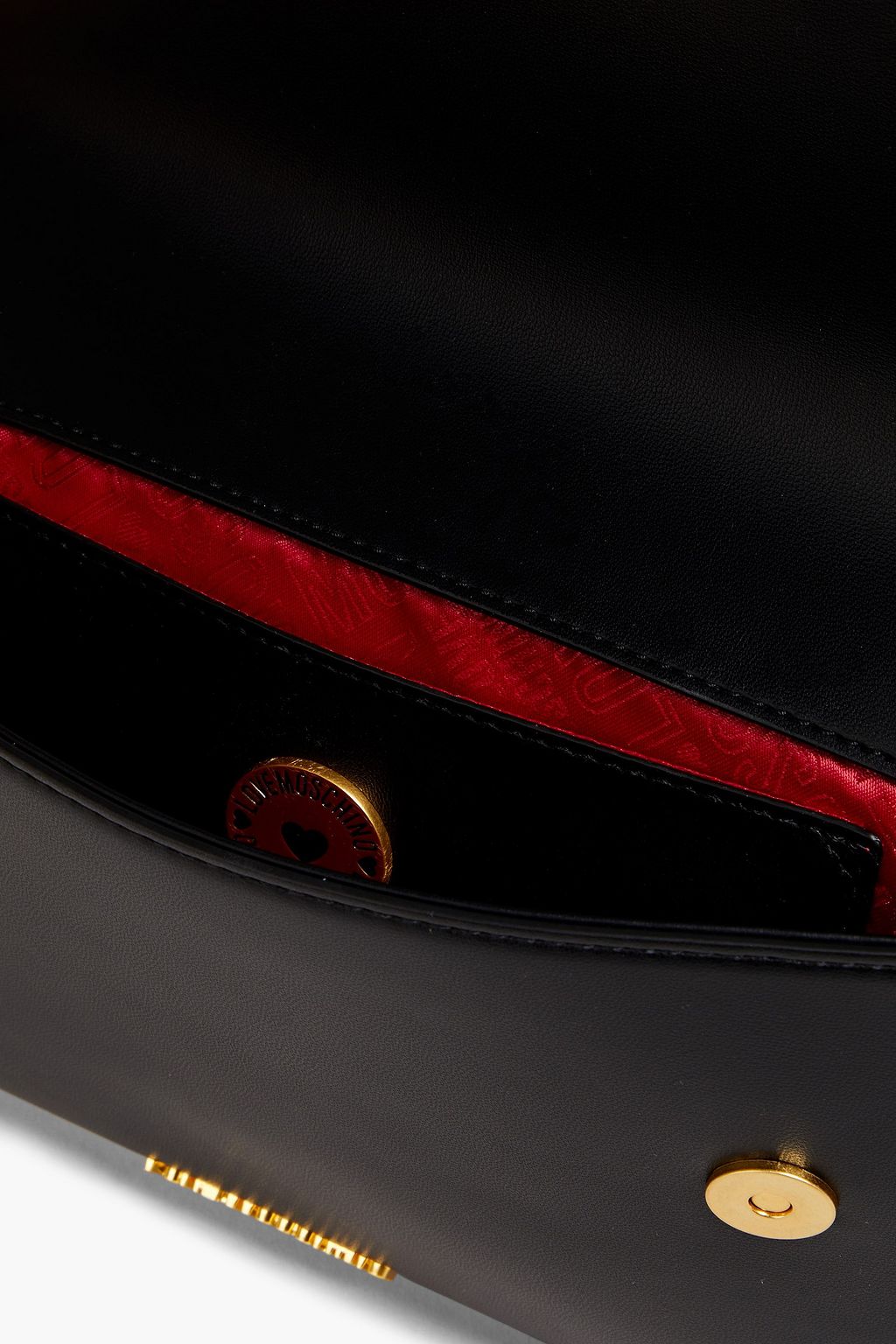 LOVE MOSCHINO Embellished faux leather shoulder bag