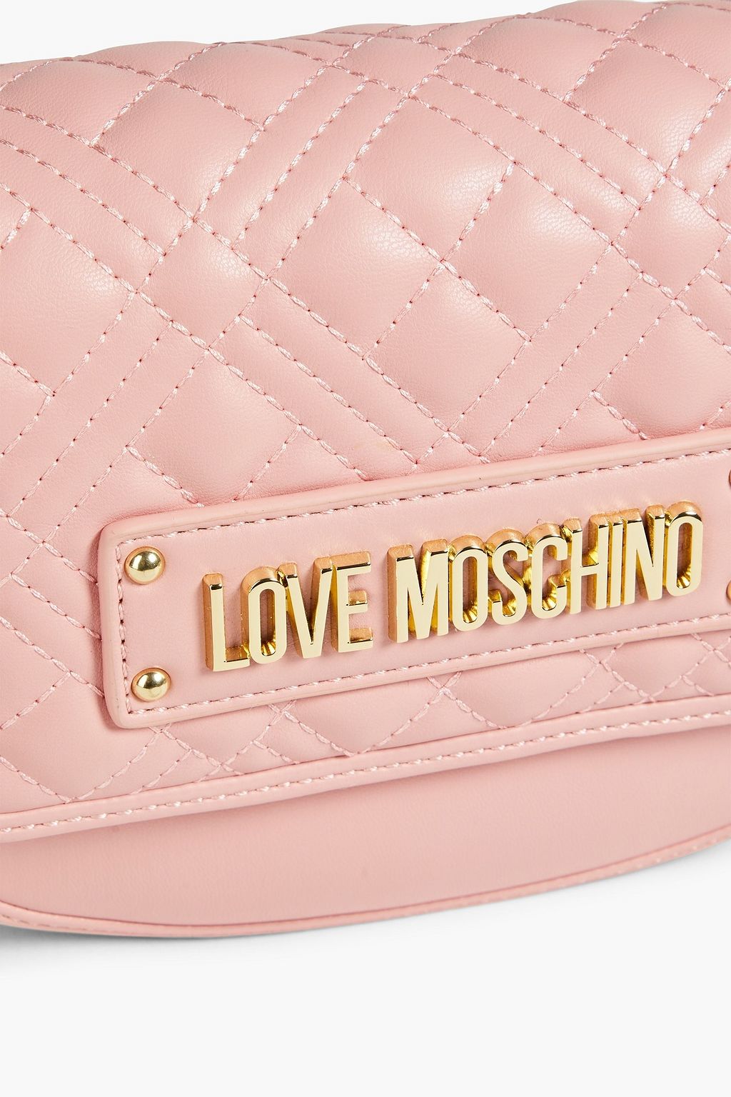 LOVE MOSCHINO Quilted faux leather shoulder bag