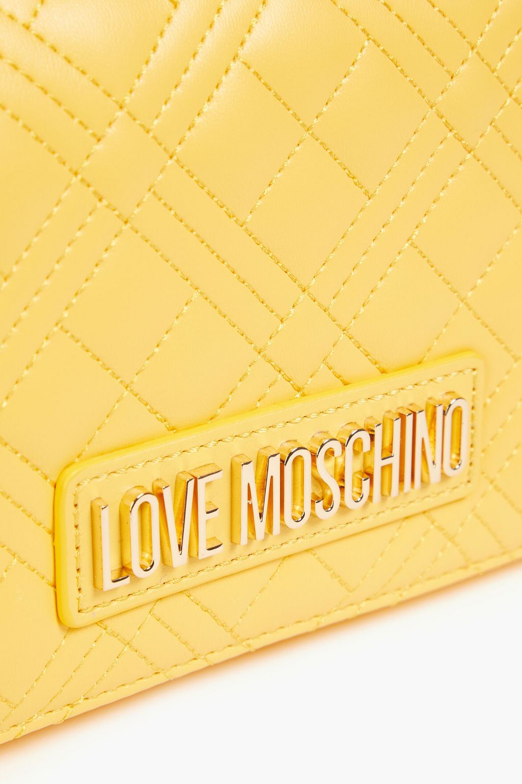 LOVE MOSCHINO Quilted faux leather shoulder bag