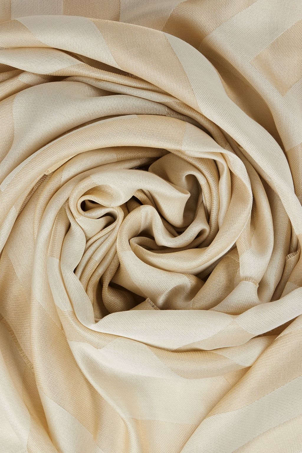 GIVENCHY Metallic silk-blend jacquard scarf