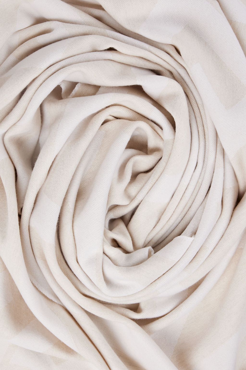 GIVENCHY Jacquard wool and cashmere-blend scarf