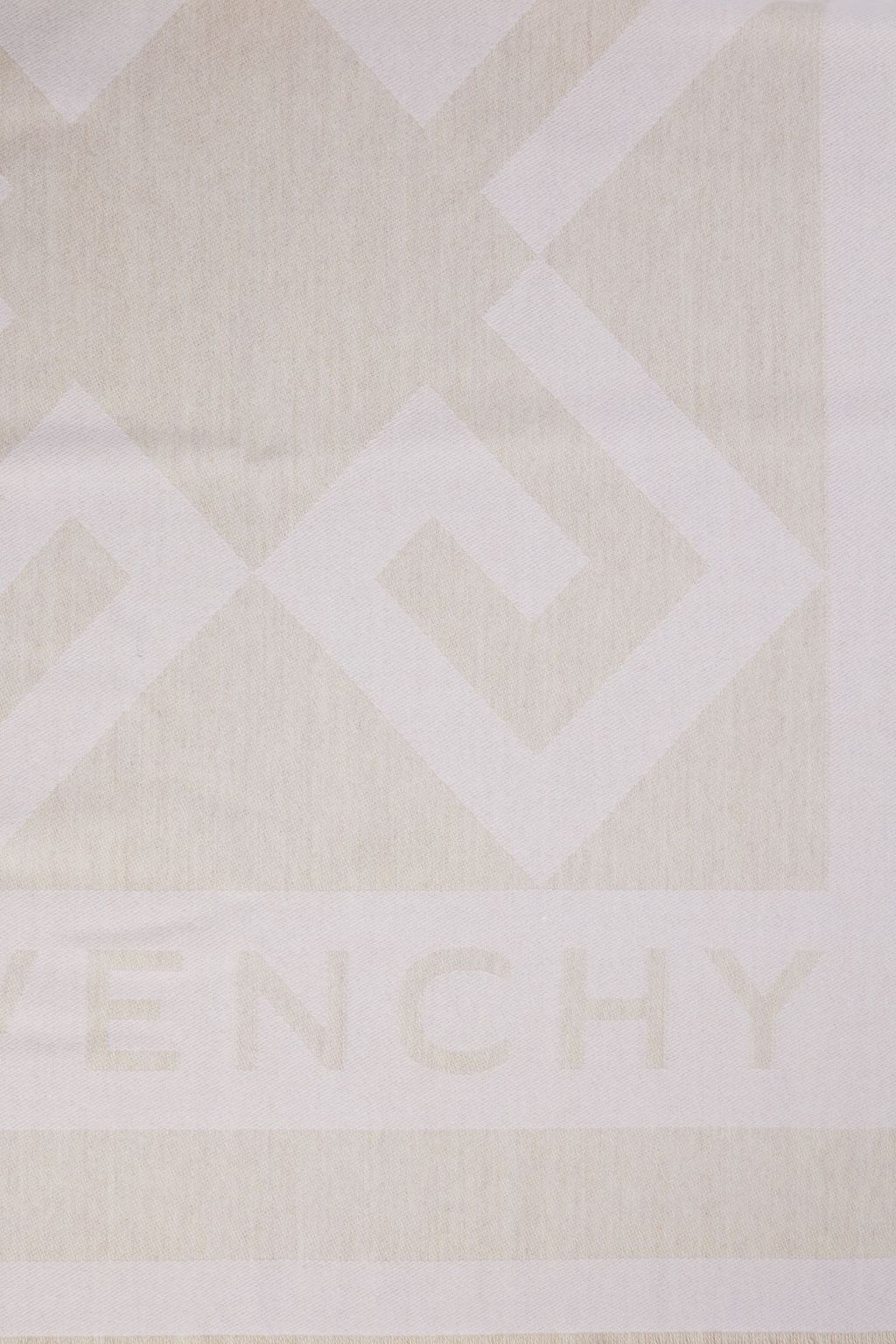 GIVENCHY Jacquard wool and cashmere-blend scarf