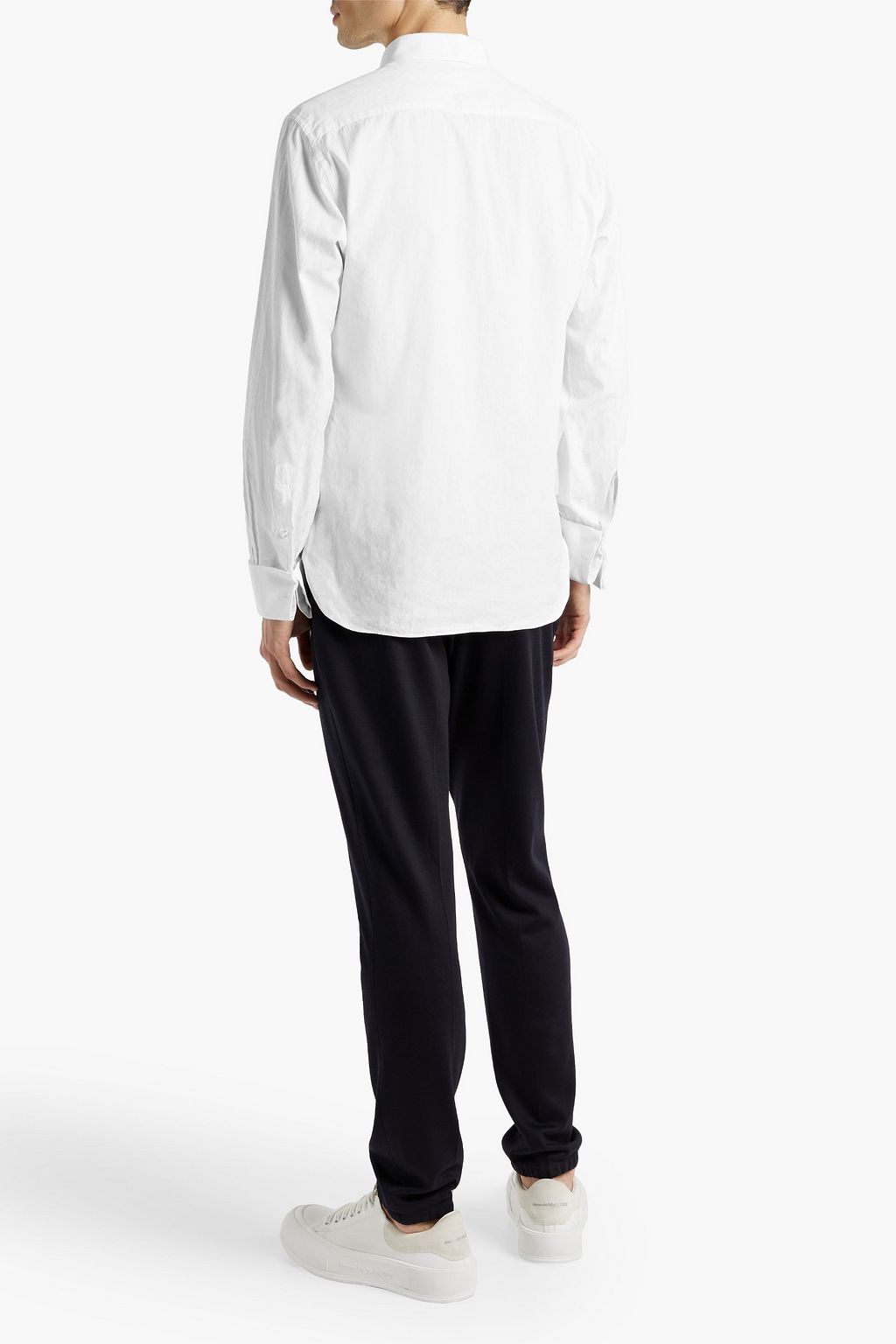 ZEGNA Cotton-jacquard shirt