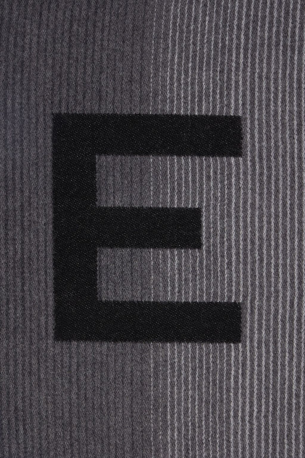 GIVENCHY Reversible degradé wool-blend jacquard scarf