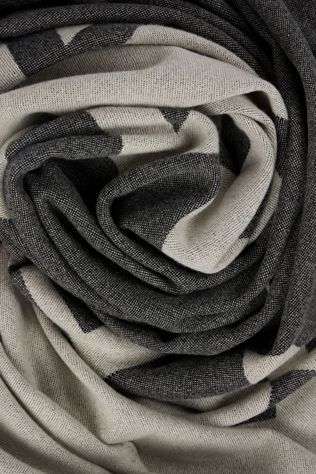 GIVENCHY Wool and cashmere-blend jacquard scarf