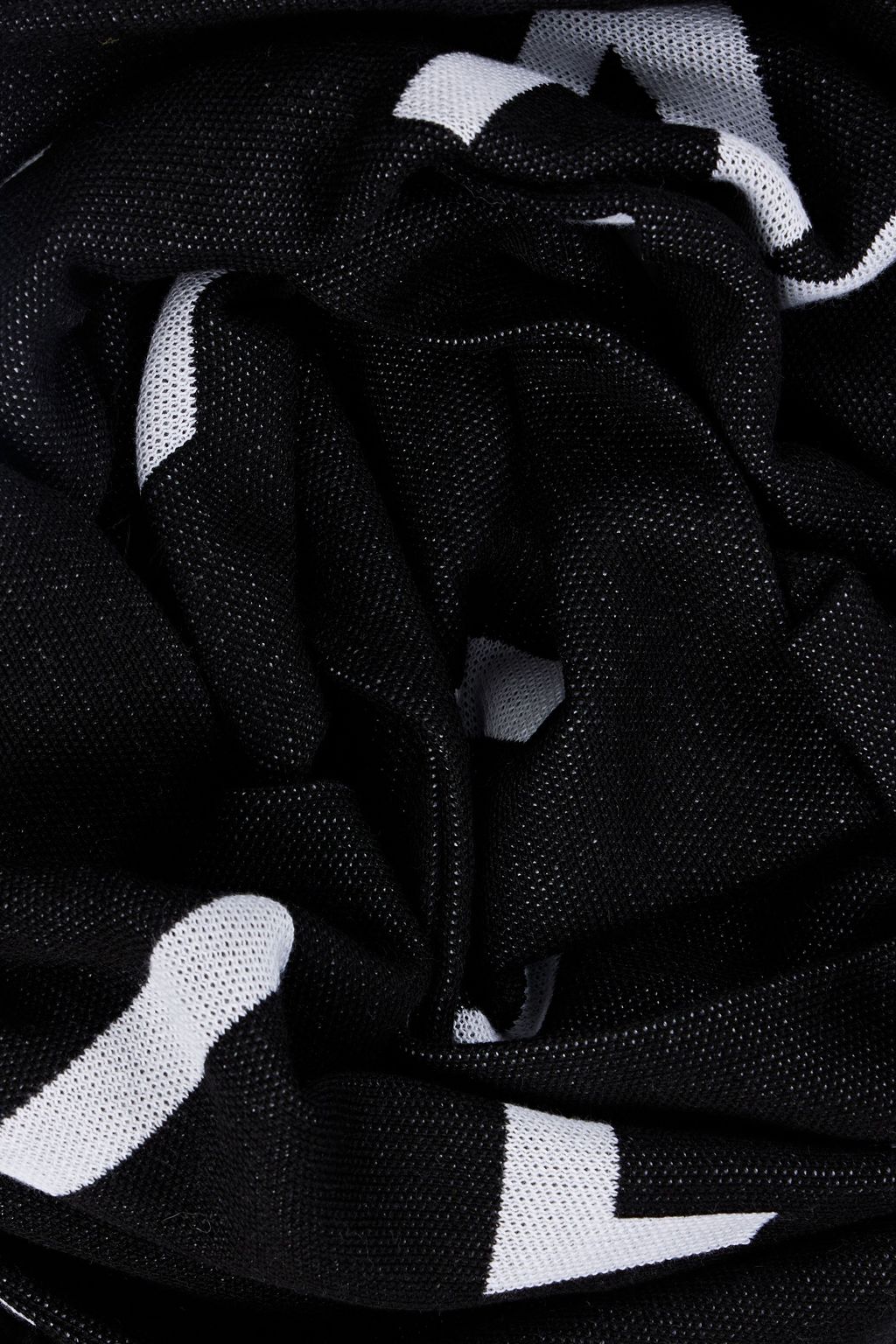 GIVENCHY 자카드 니트 코튼 스카프