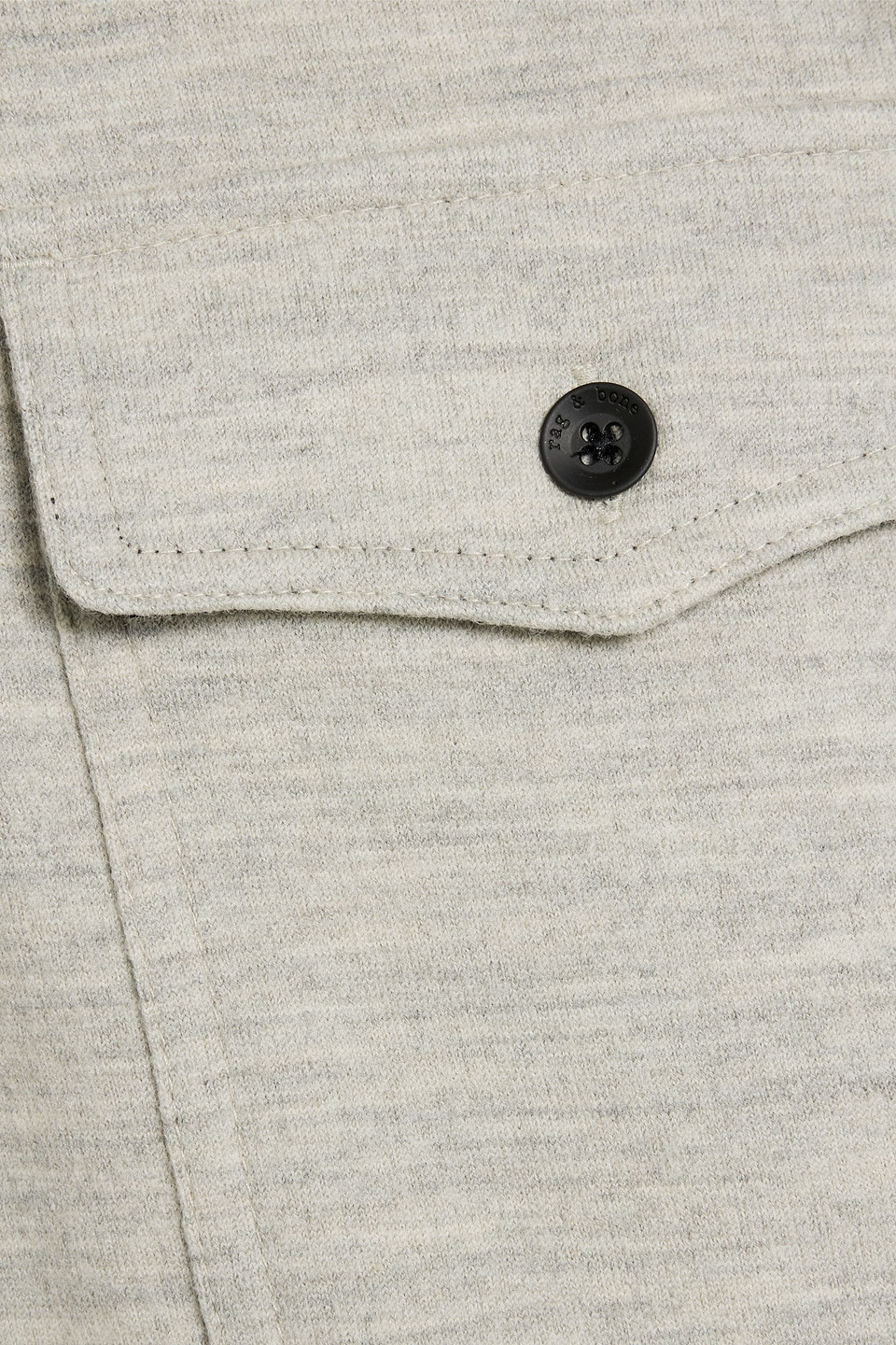 Shop Rag & Bone Jack Wool Shirt In Stone