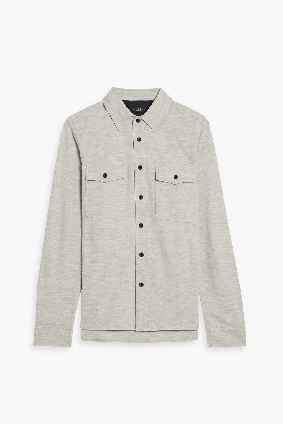 Rag & Bone Jack Wool Shirt In Stone