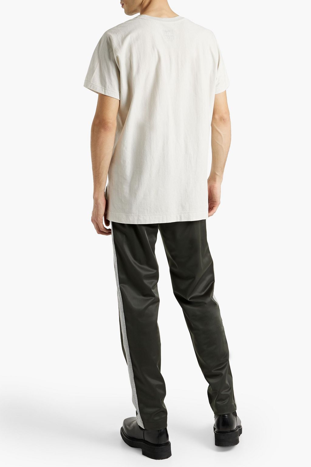 DOLCE&GABBANA Striped tech-jersey track pants