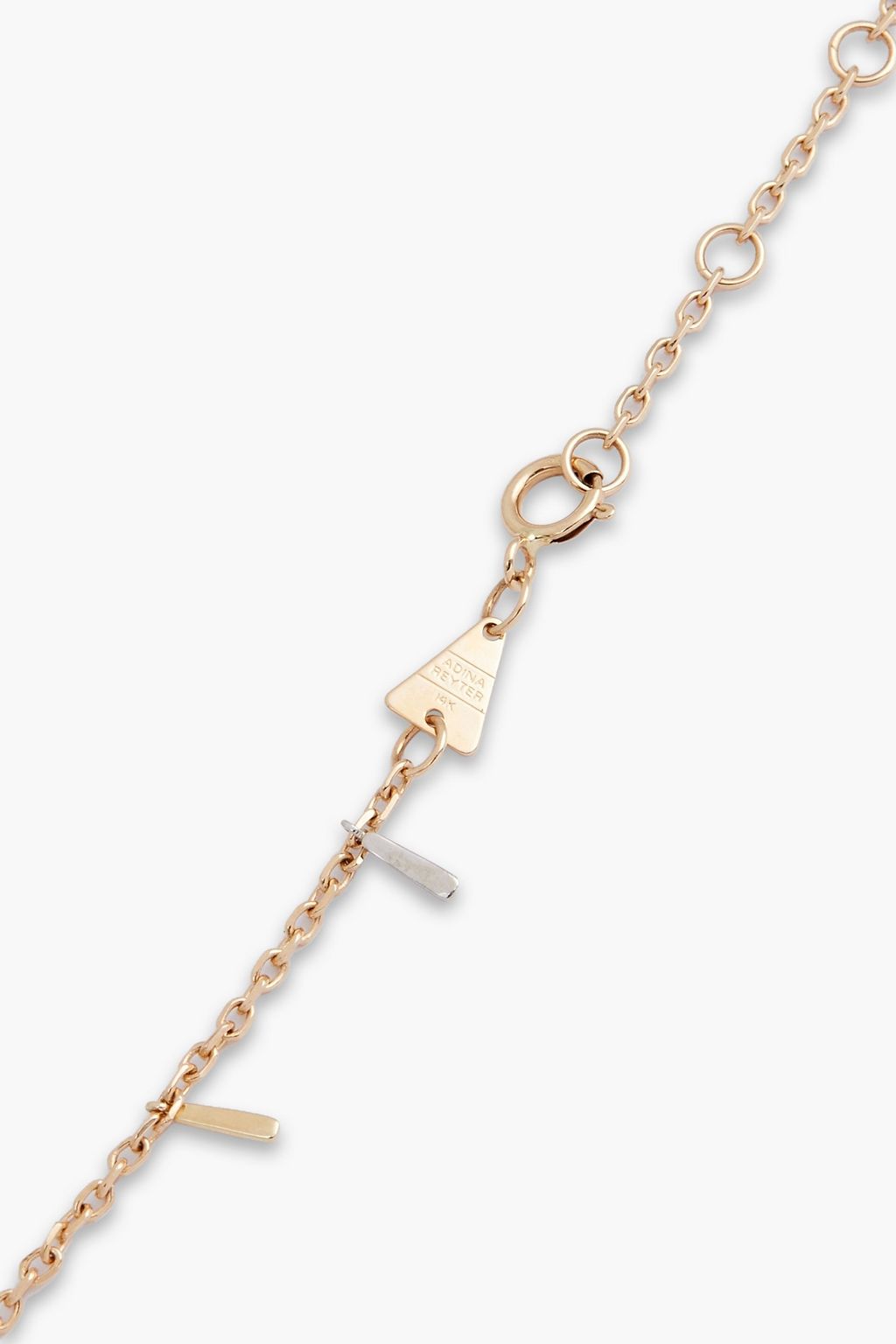 ADINA REYTER 14-karat gold and sterling silver bracelet