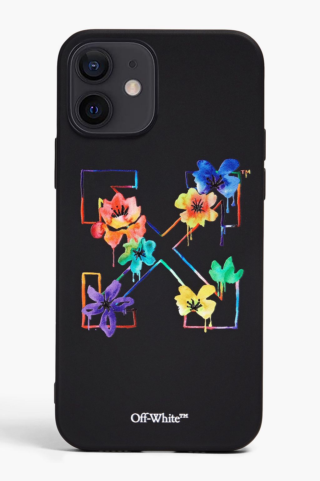 Black Printed Tpu Iphone 12 Case Off White The Outnet