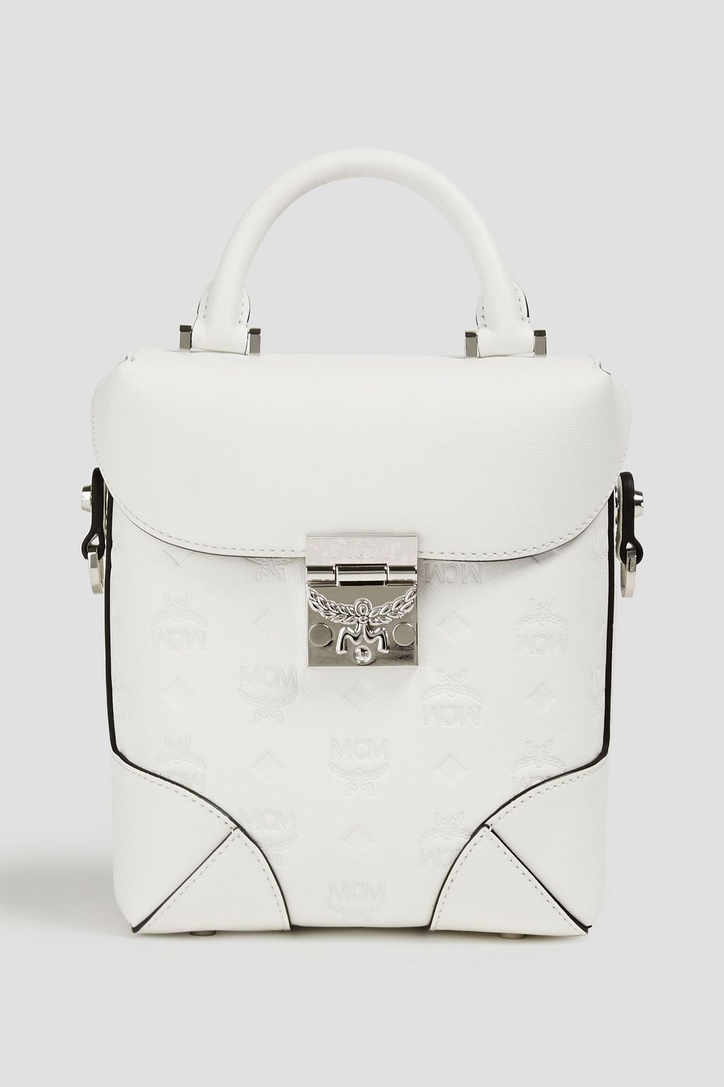 MCM Soft Berlin logo-embossed leather shoulder bag