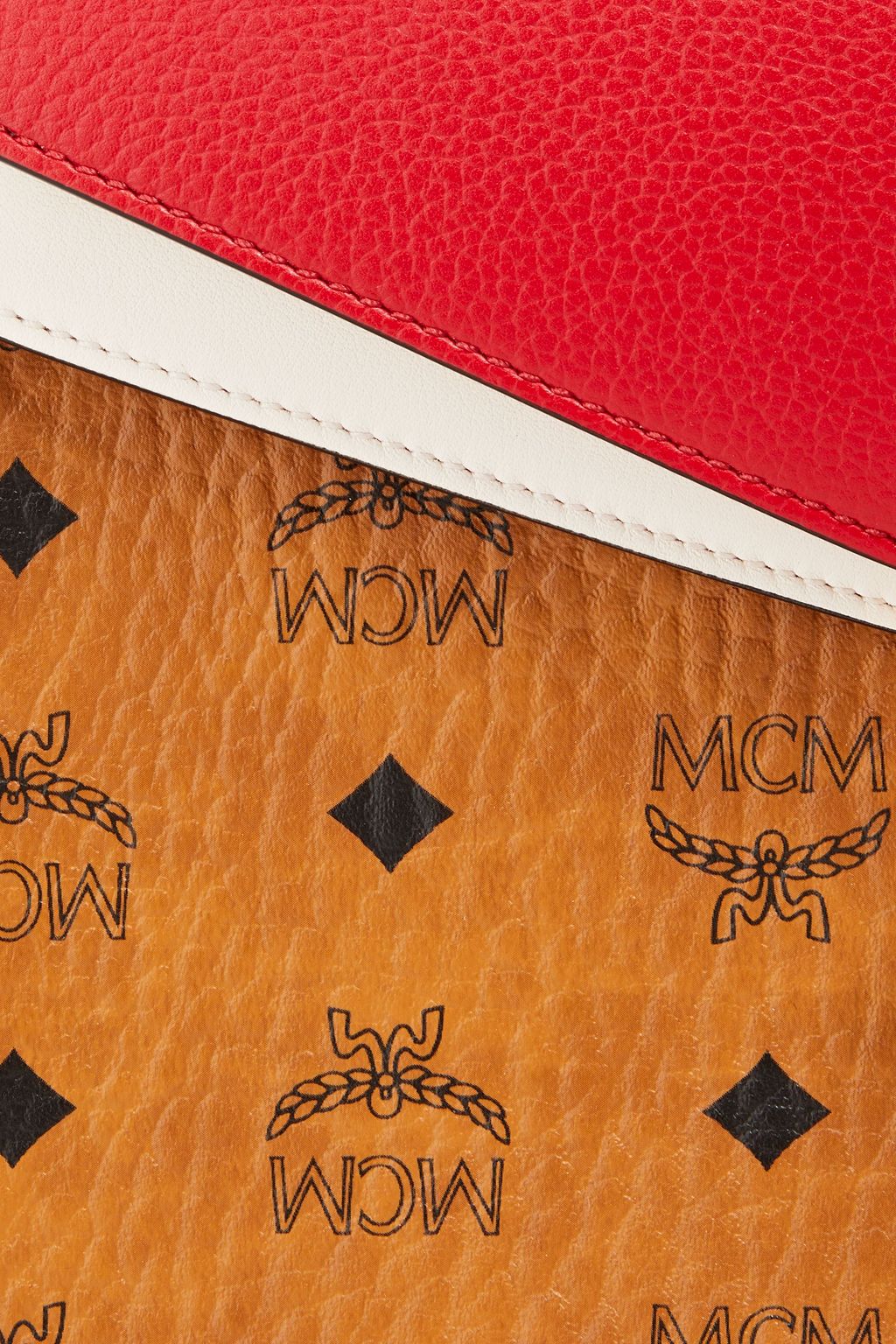 MCM Mezzanin color-block leather shoulder bag