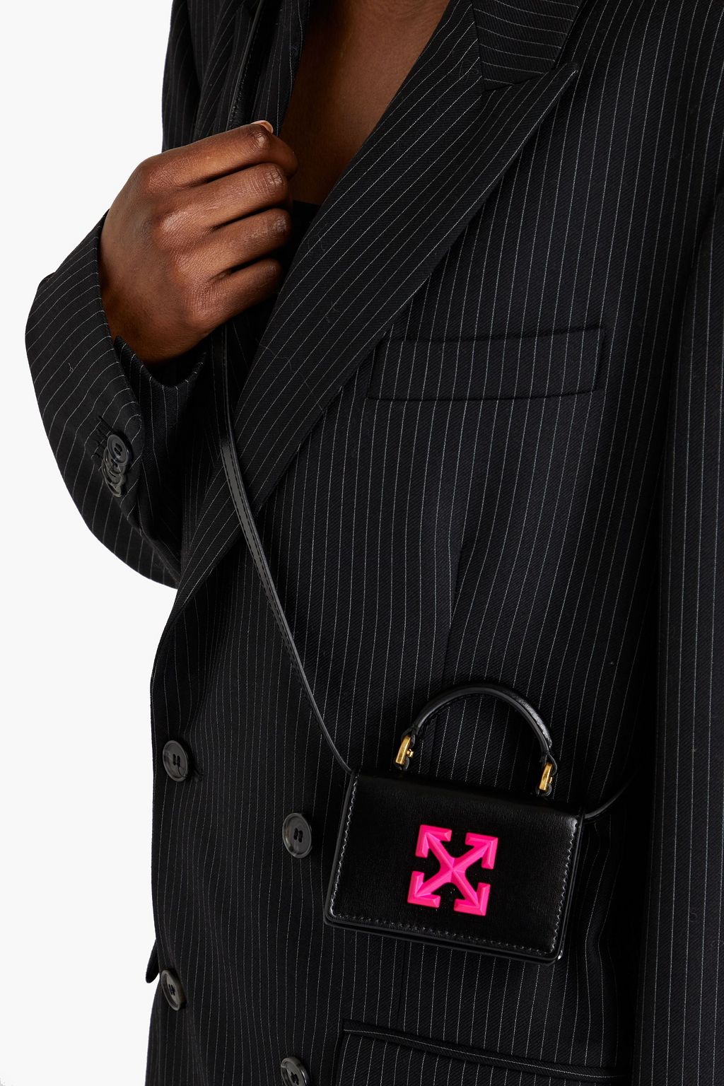 OFF-WHITE™ Jitney Mini leather shoulder bag