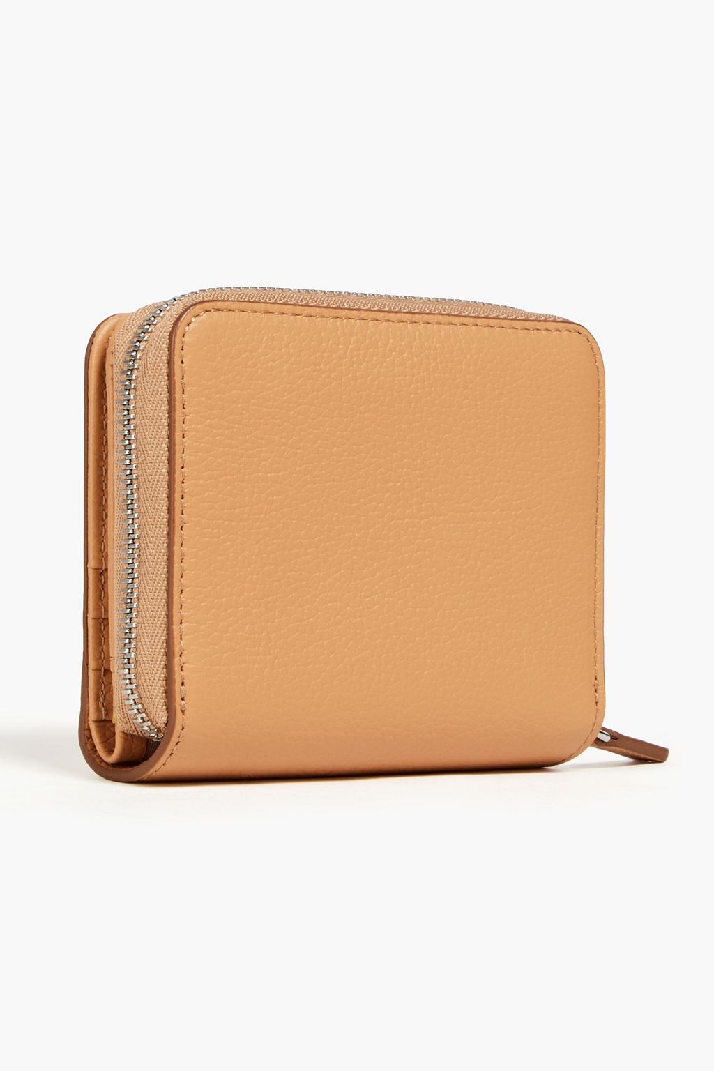 MCM Studded embossed pebbled-leather wallet