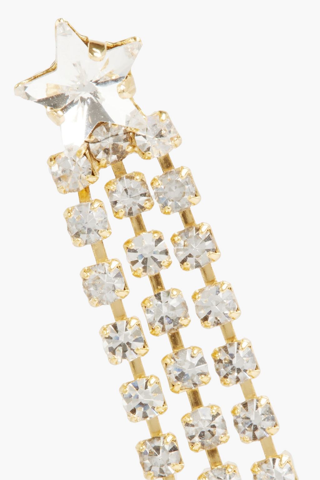 ROSANTICA Gold-tone crystal earrings