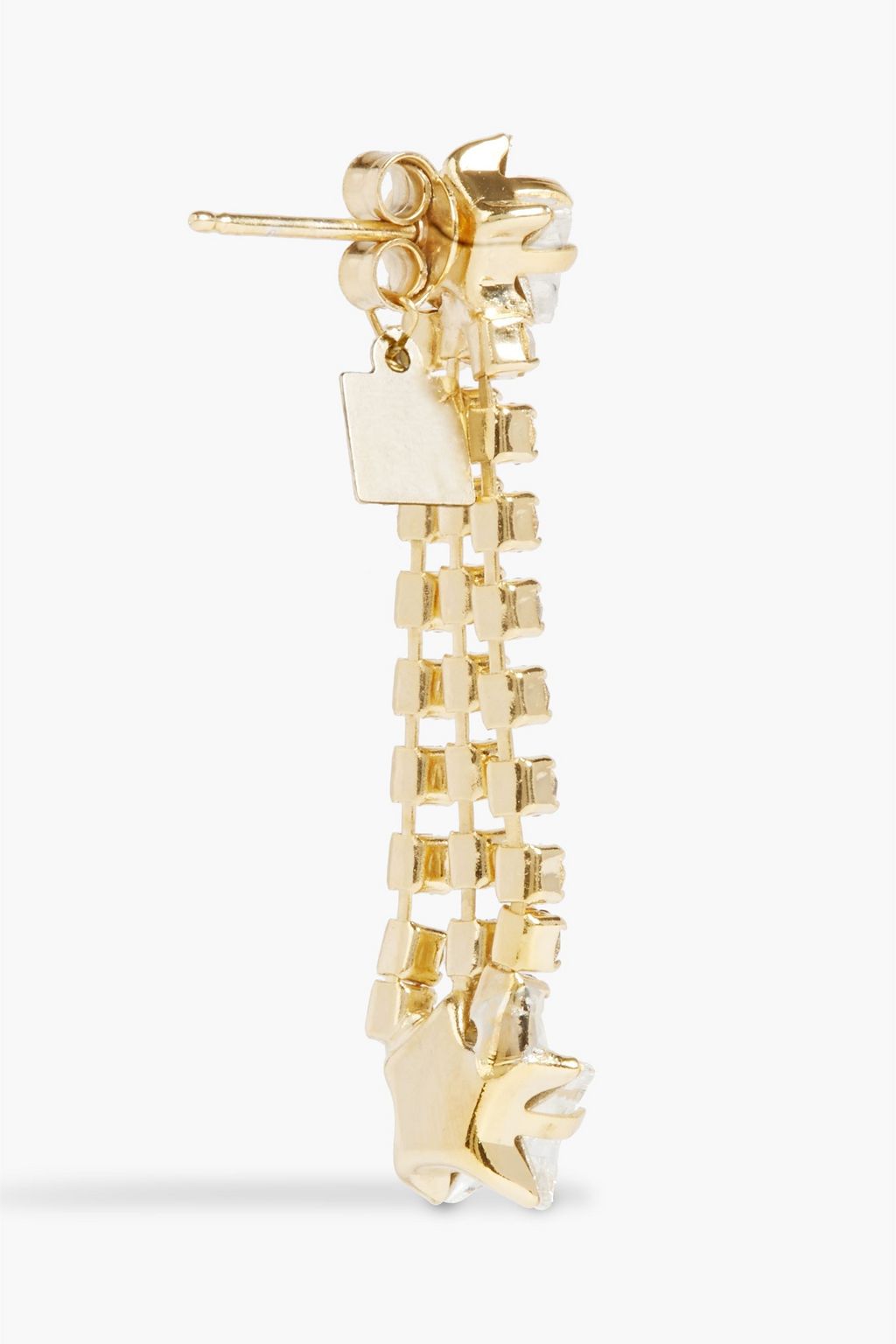 ROSANTICA Gold-tone crystal earrings