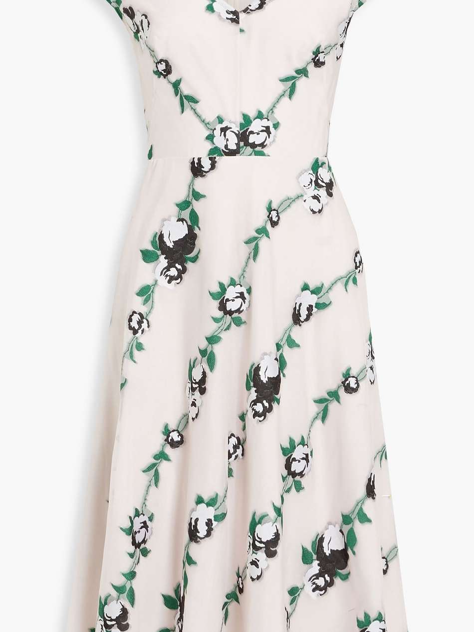 fil coupé organza dress
