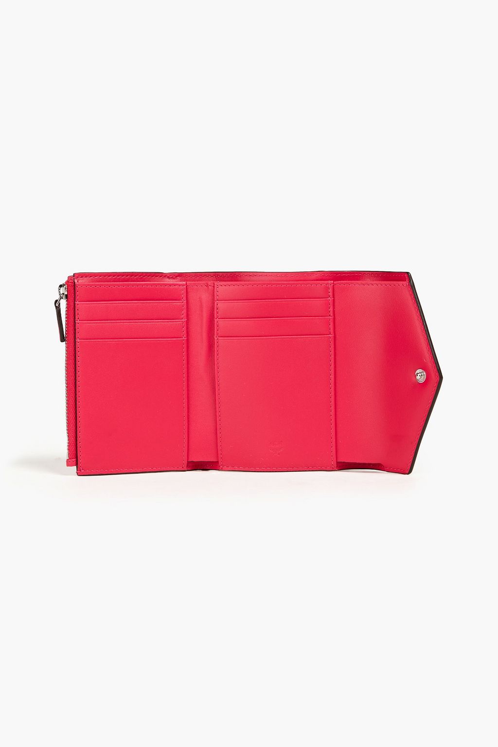 MCM Embossed glossed-leather wallet