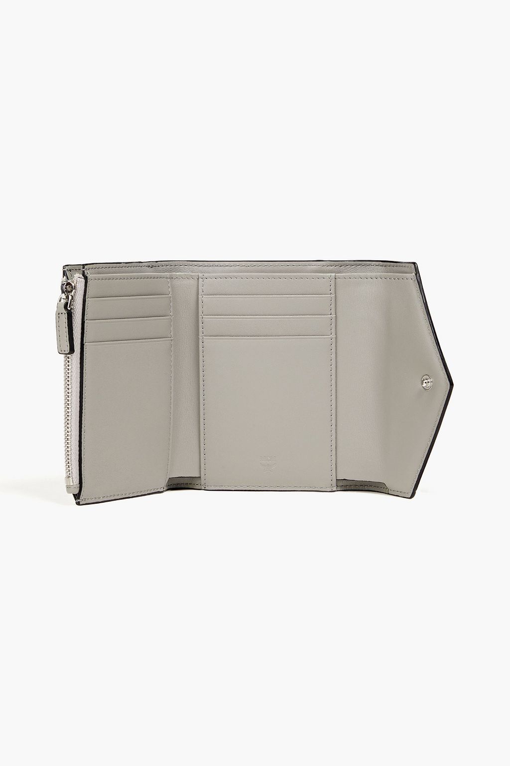 MCM Embossed glossed-leather wallet