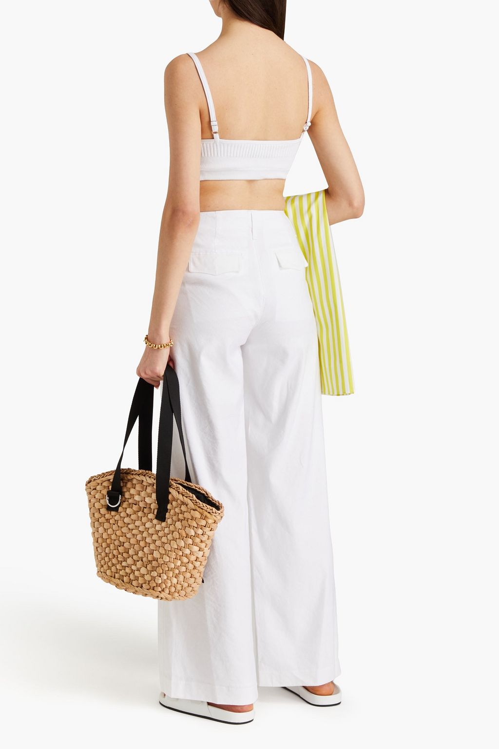 RAG & BONE Sofie linen-blend wide-leg pants