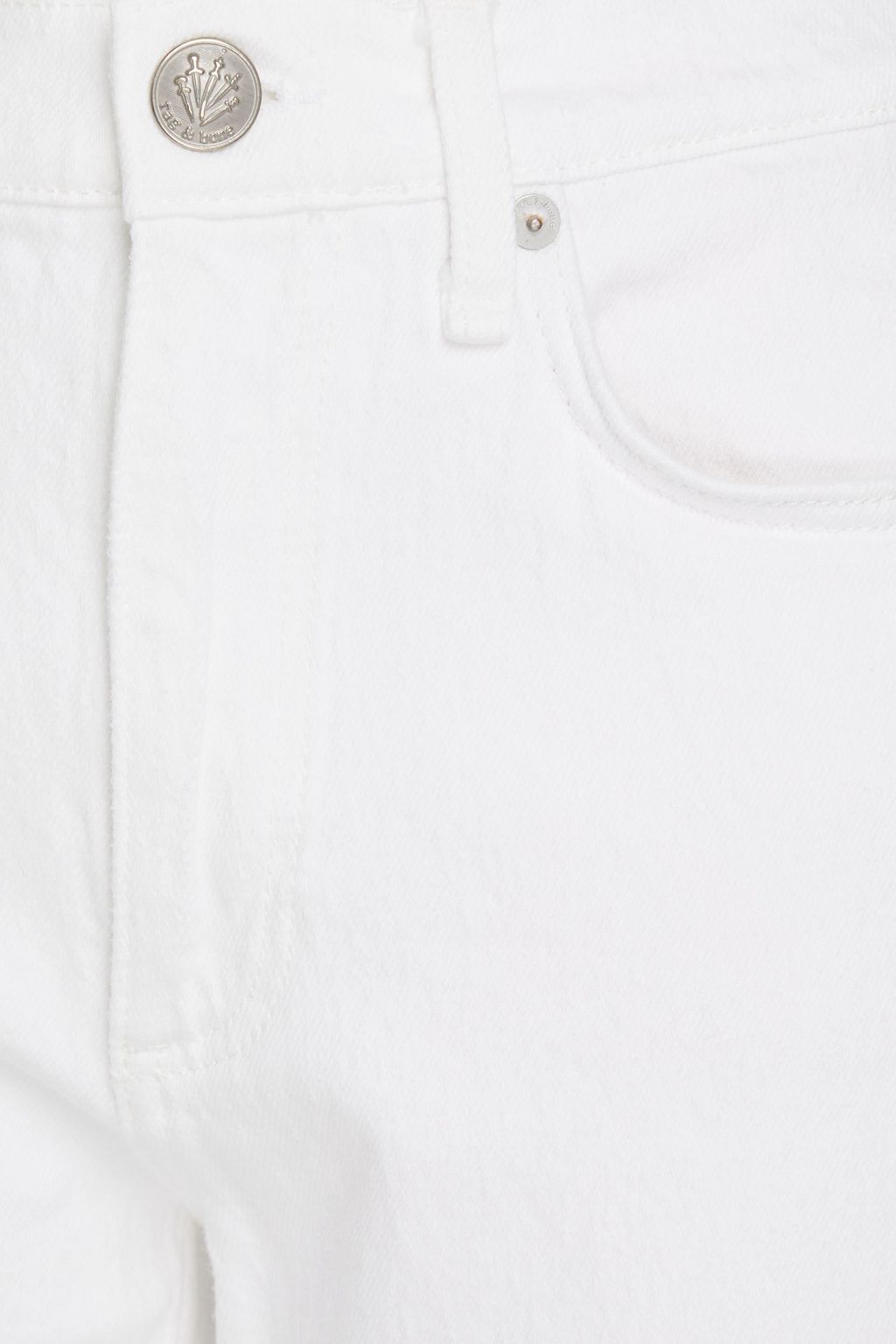RAG & BONE جينز “هارلو” بأرجل مستقيمة وخصر متوسط الارتفاع