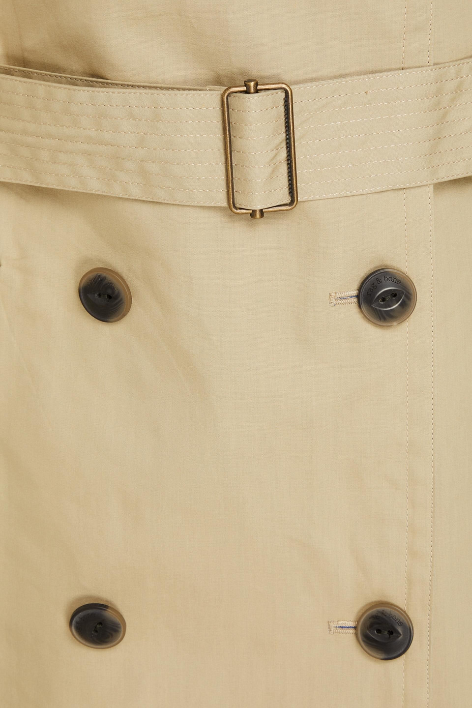 RAG & BONE GWYN COTTON-BLEND GABARDINE TRENCH COAT