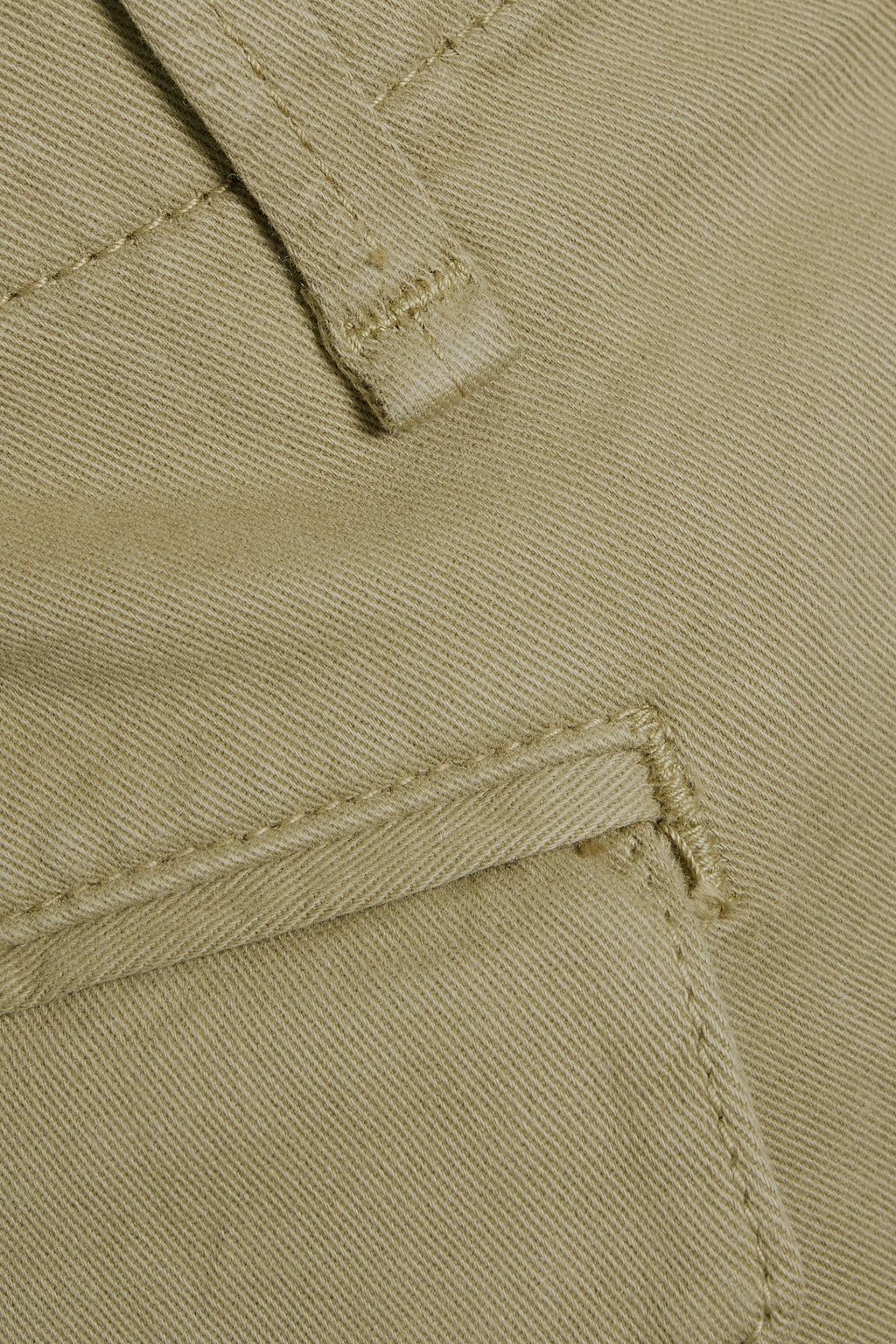RAG & BONE بنطلون من مزيج من القطن والتويل بأرجل واسعة