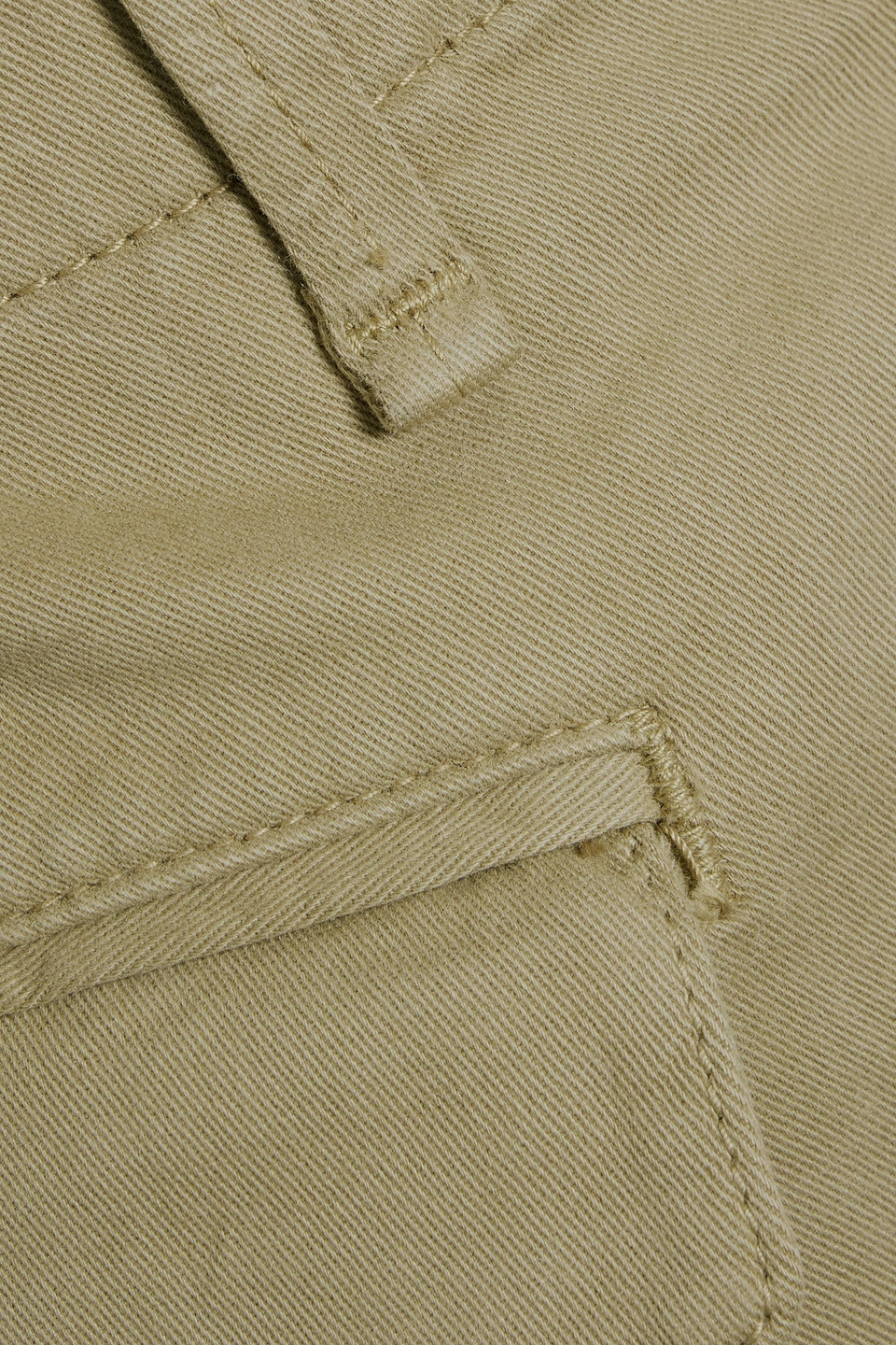 Rag & Bone Cotton-blend Twill Wide-leg Pants In Beige