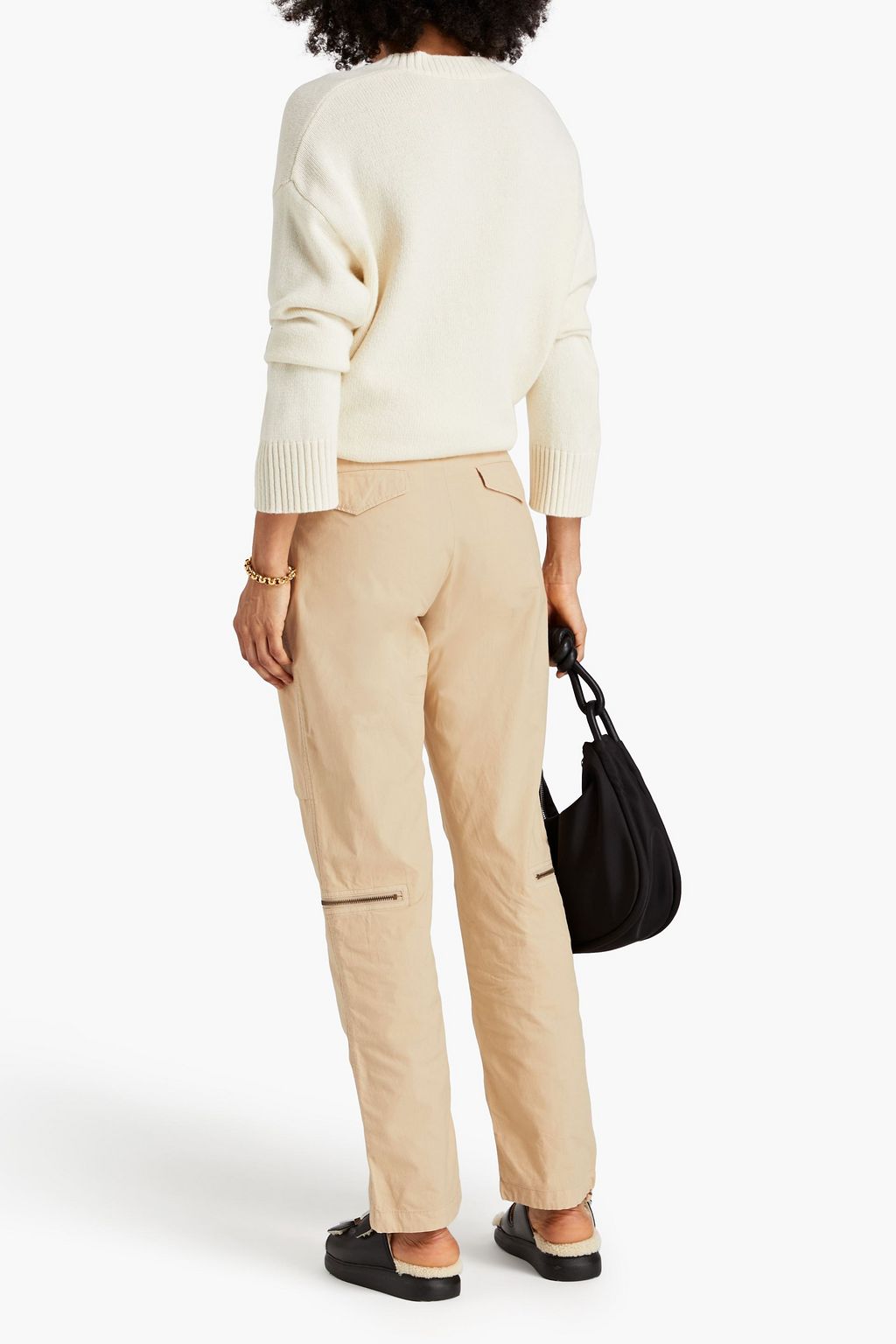 RAG & BONE بنطال «كاي» من قماش ريبستوب وقطن بأرجل مستقيمة