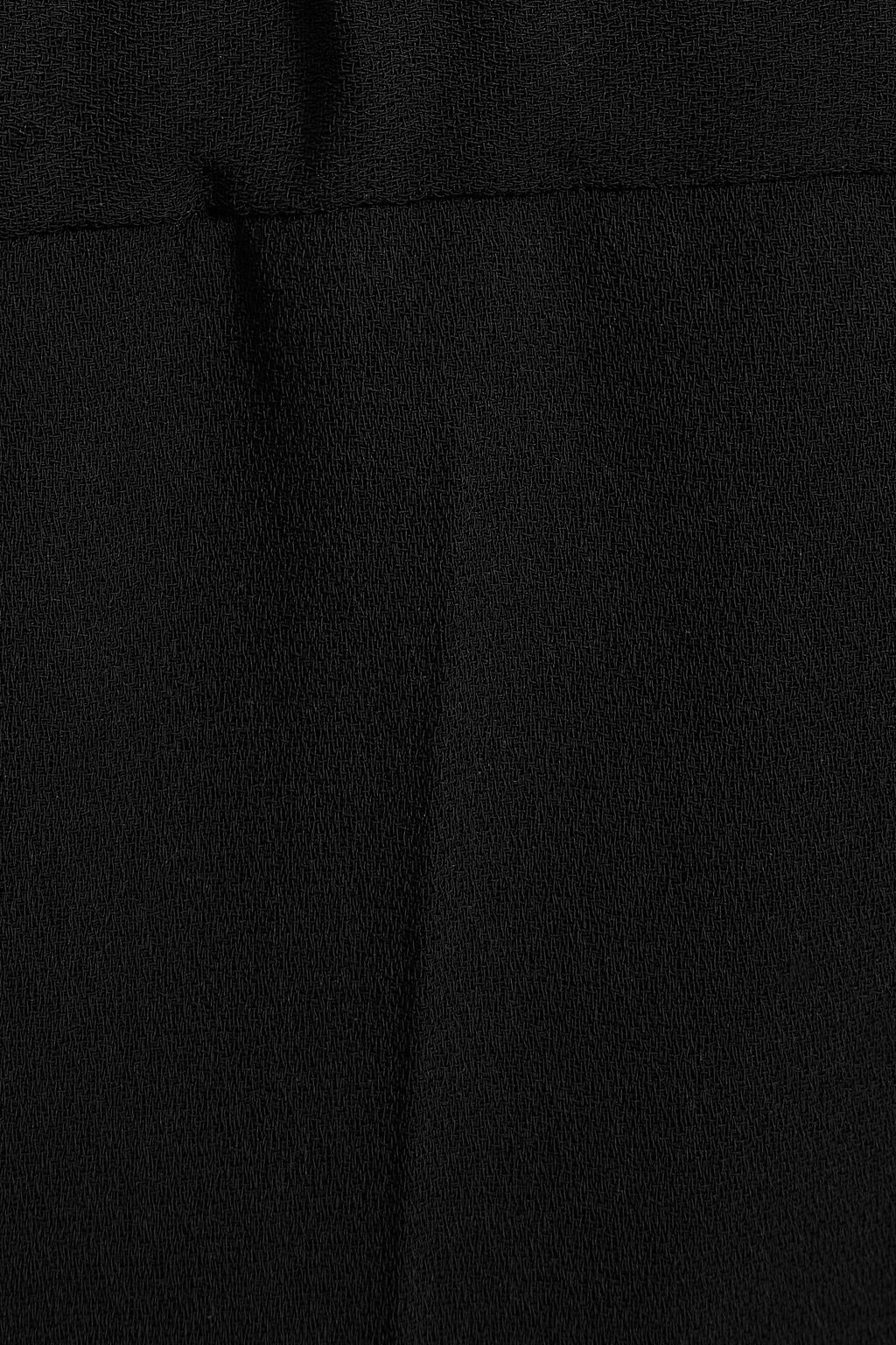 DRIES VAN NOTEN Crepe straight-leg pants