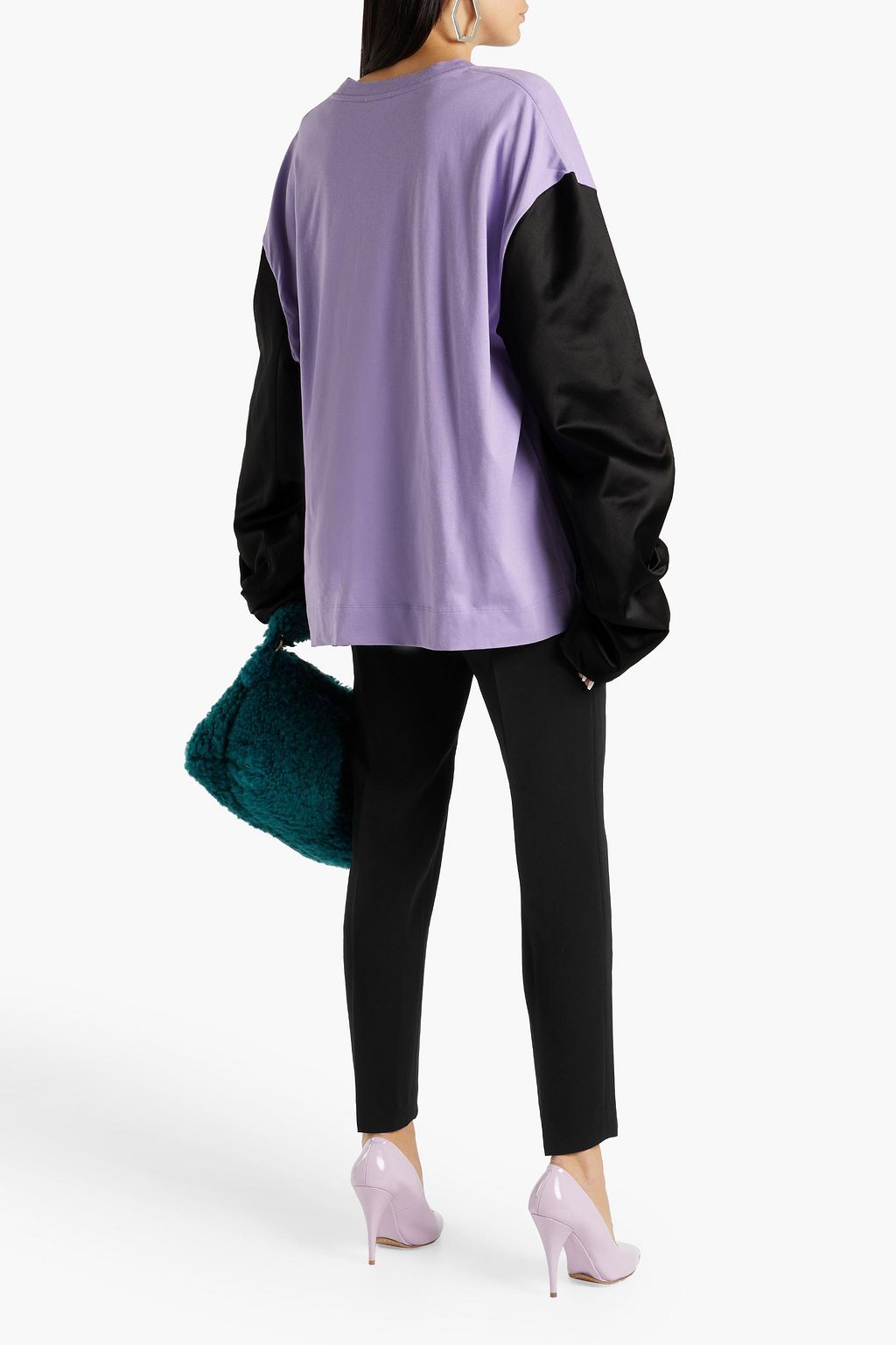 DRIES VAN NOTEN Crepe straight-leg pants