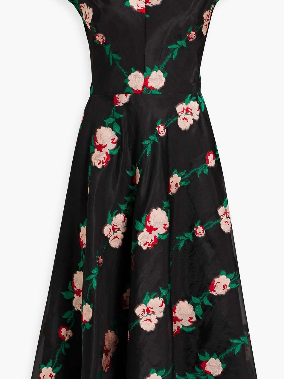 fil coupé organza dress