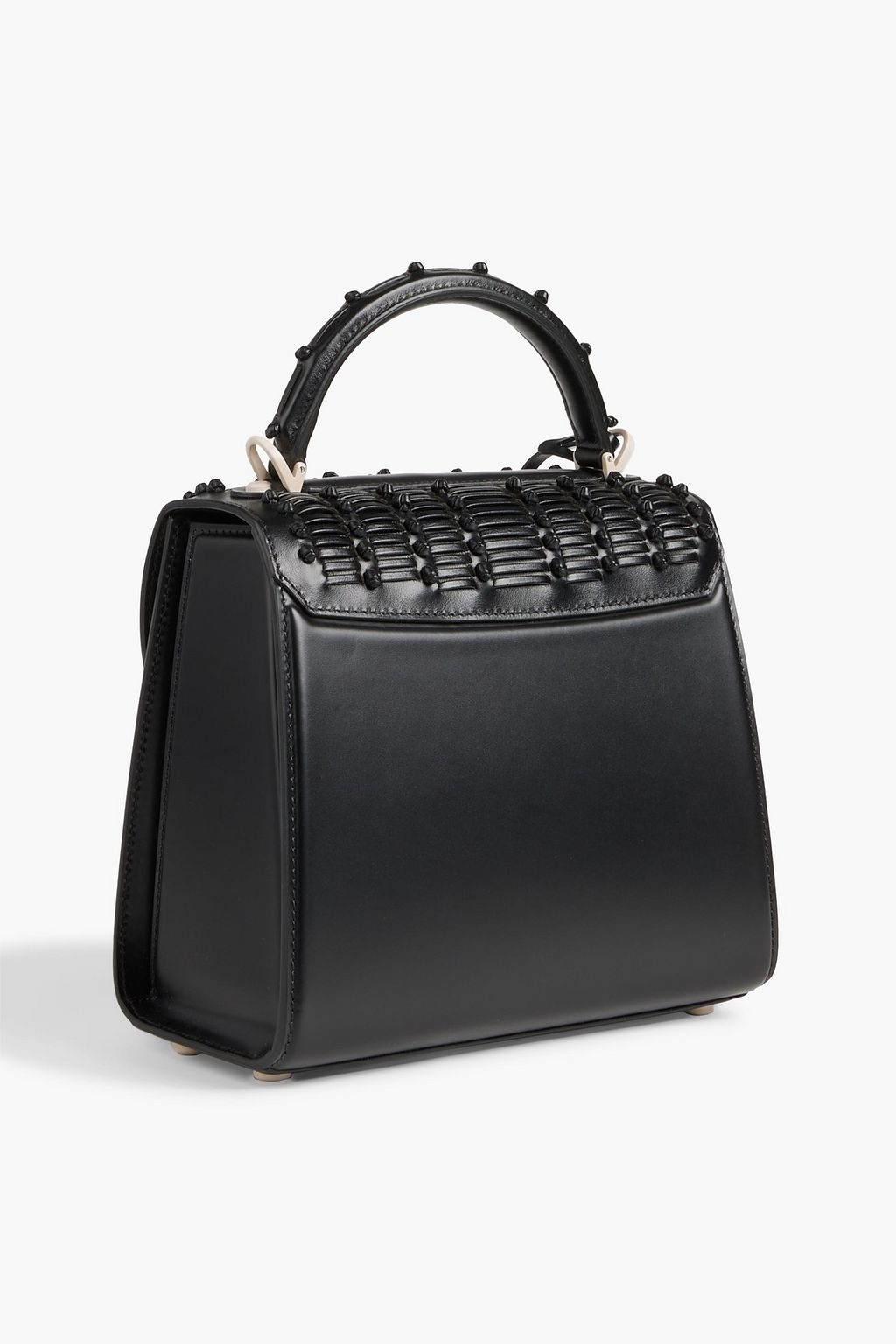 FERRAGAMO Boxyz woven leather tote