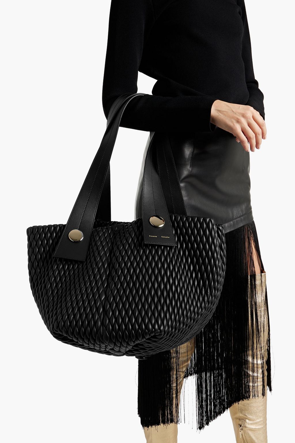 PROENZA SCHOULER Quilted Tobo leather tote