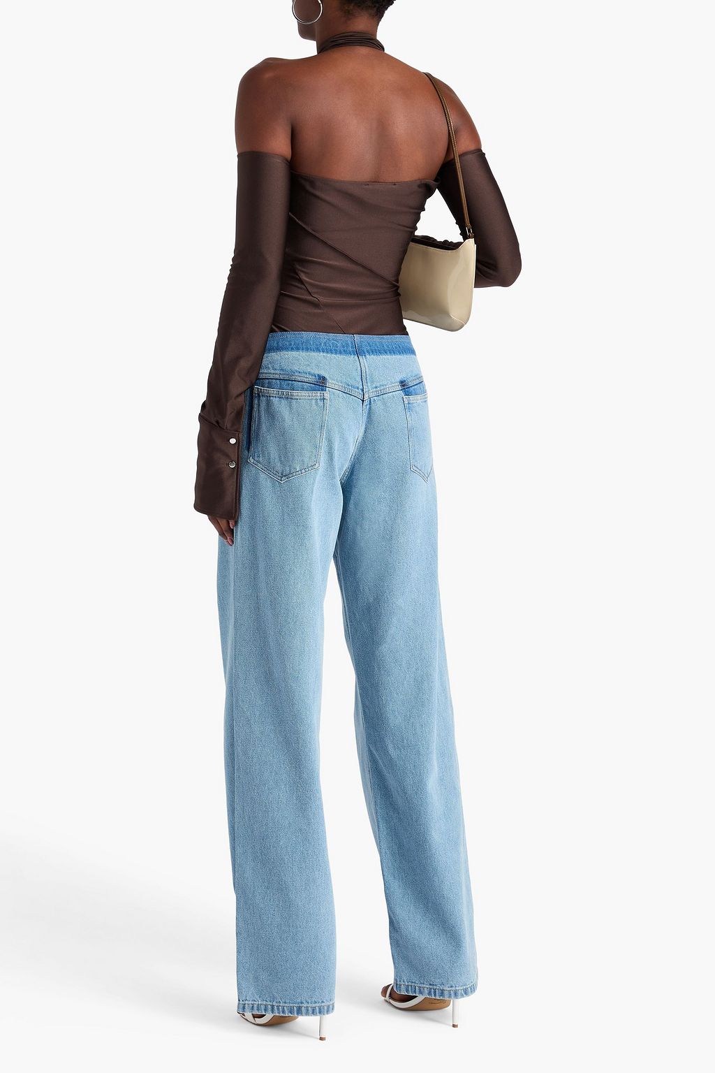 CHRISTOPHER ESBER Halbhohe Jeans mit geradem Bein