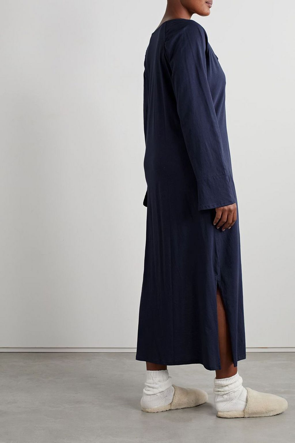 SKIN Antonia Pima cotton-jersey maxi dress