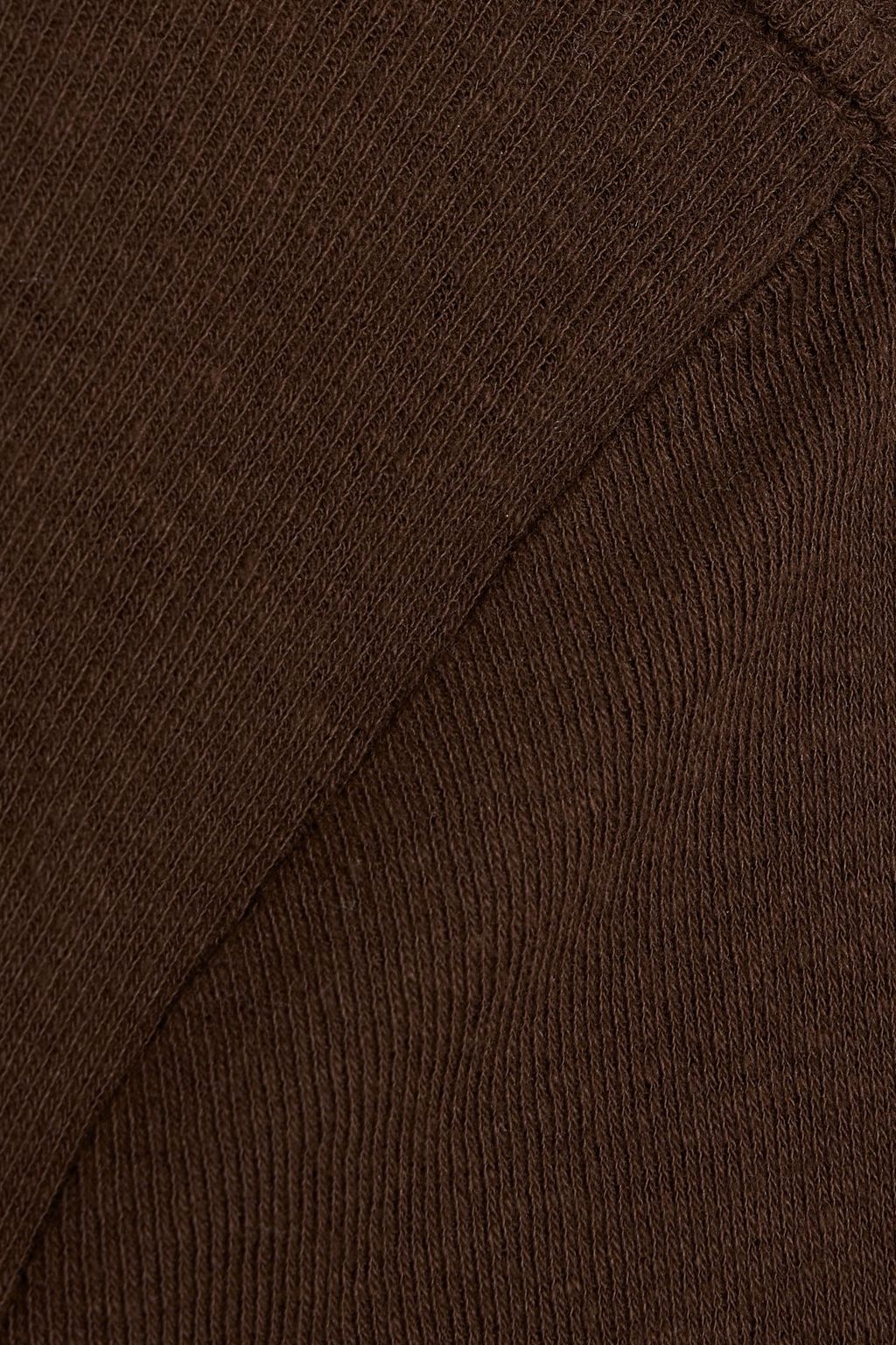 RE/DONE Ribbed cotton-jersey turtleneck top