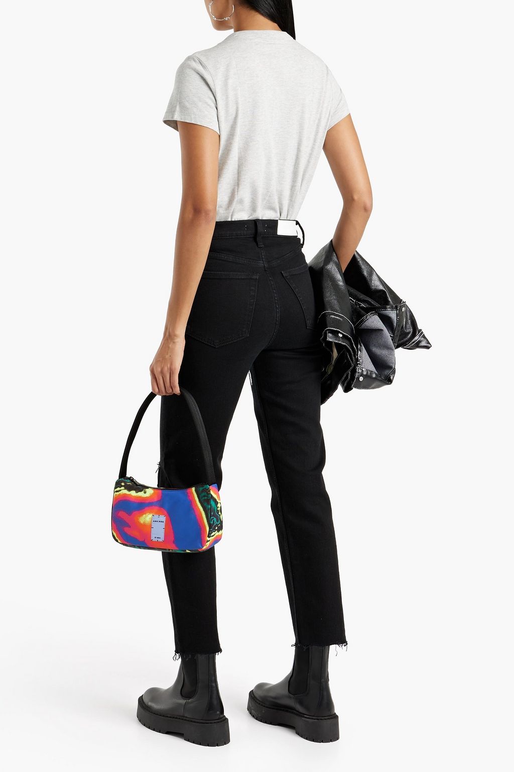 RE/DONE Cropped high-rise straight-leg jeans