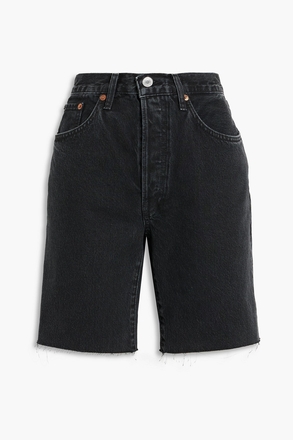 Re/done 90s Comfy Short In Shaded Black