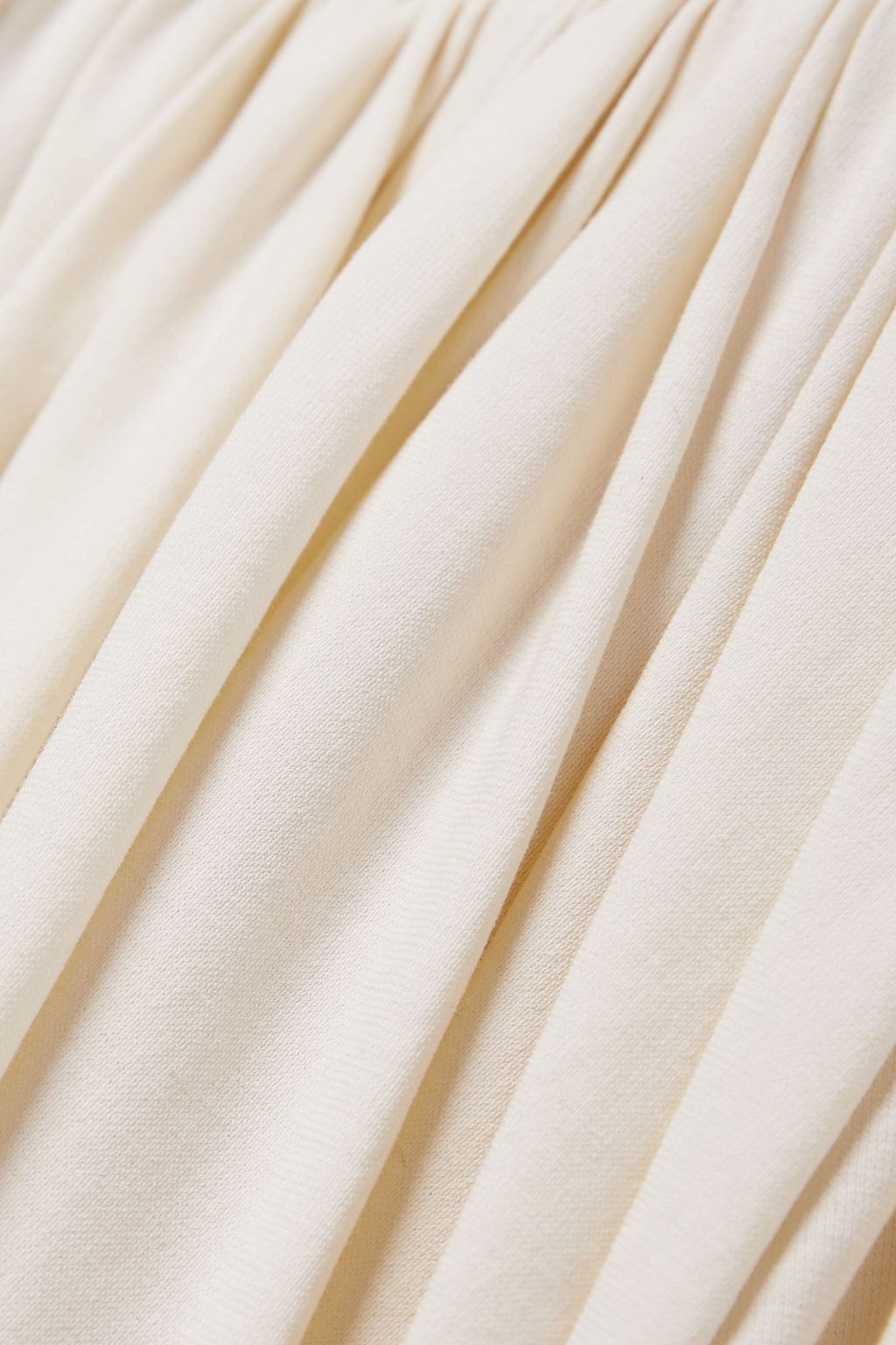 KHAITE Cotton-blend jersey midi dress