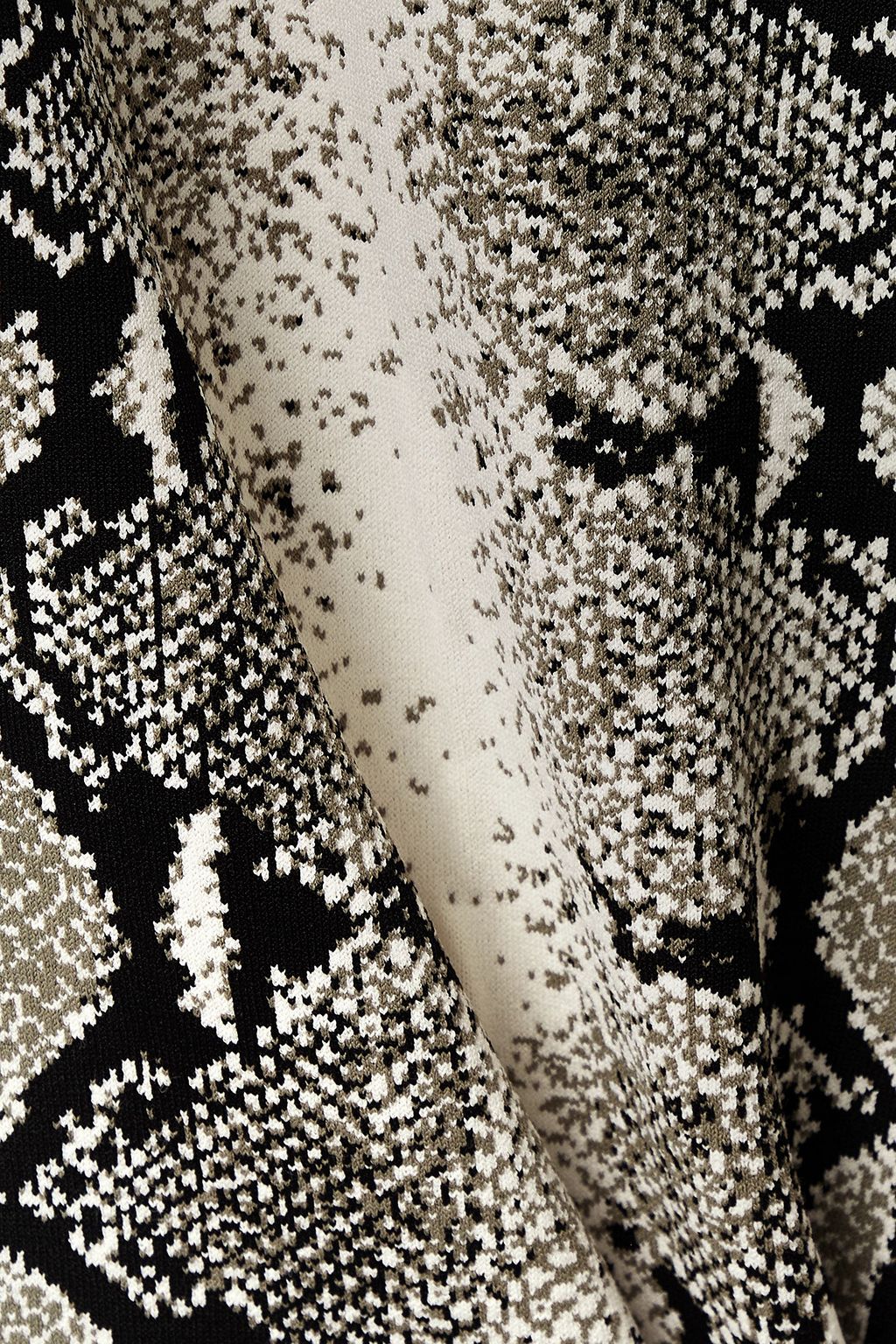 KHAITE Rumer strapless jacquard-knit midi dress
