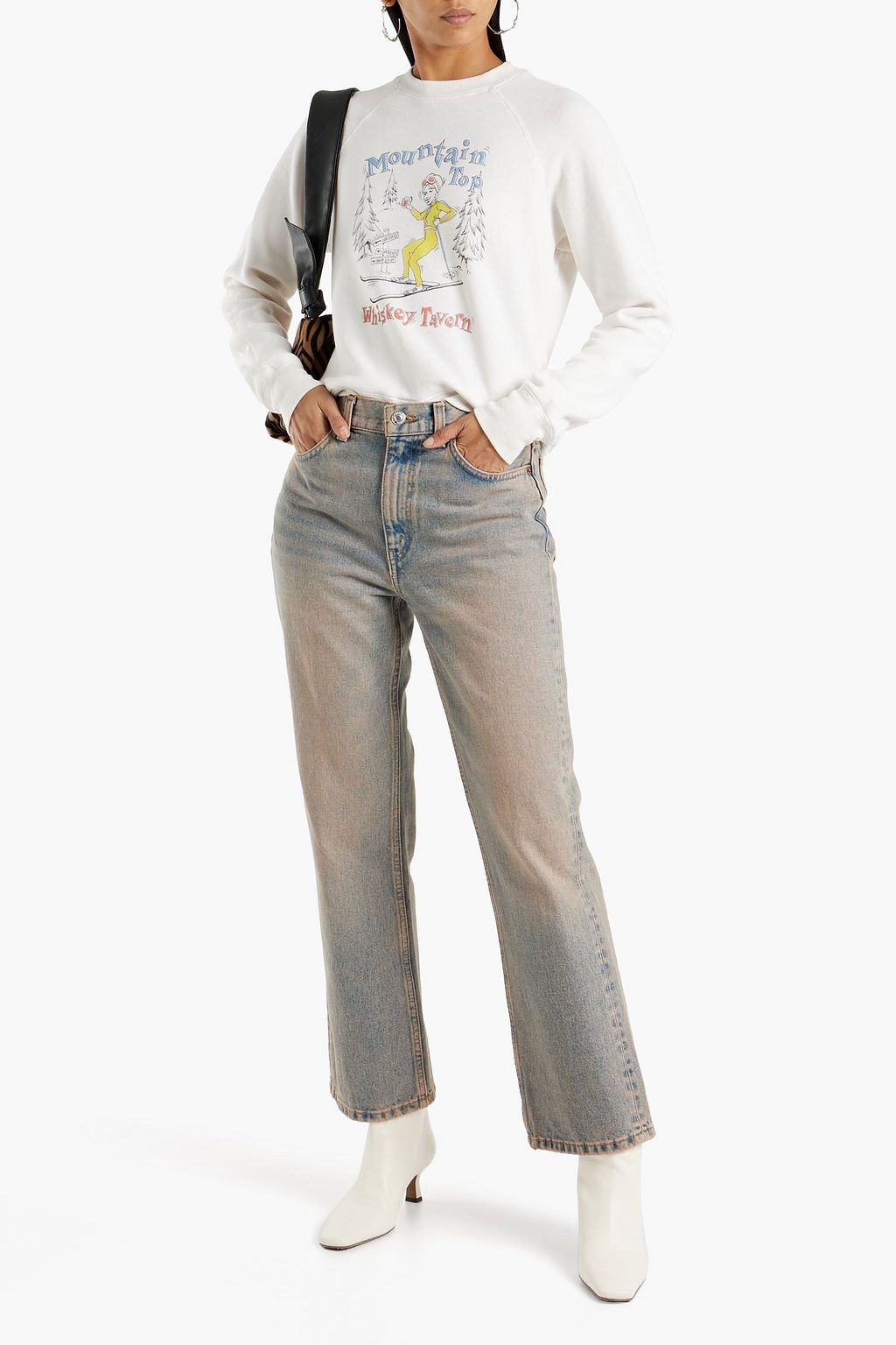 RE/DONE 70s faded high-rise straight-leg jeans