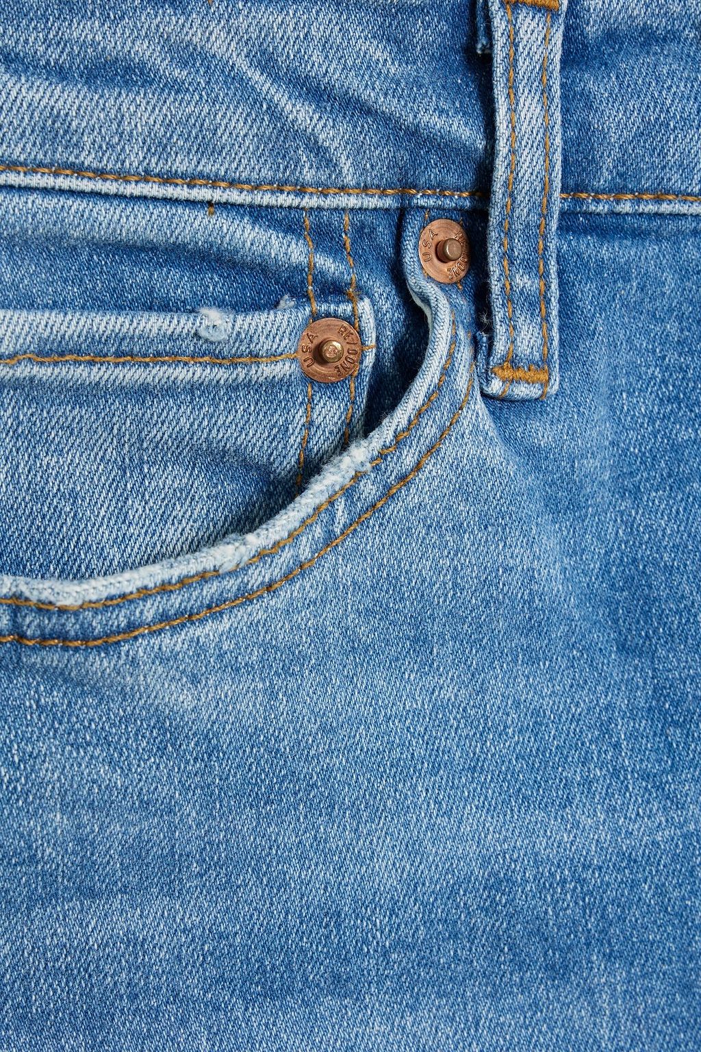 RE/DONE 90s cropped high-rise slim-leg jeans