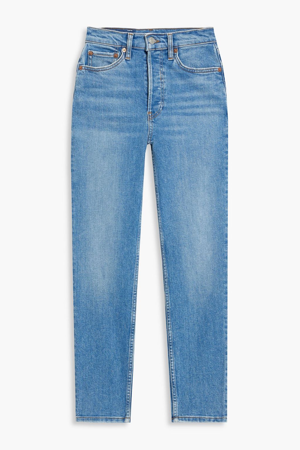 90s cropped mid rise skinny jeans mid denim 23