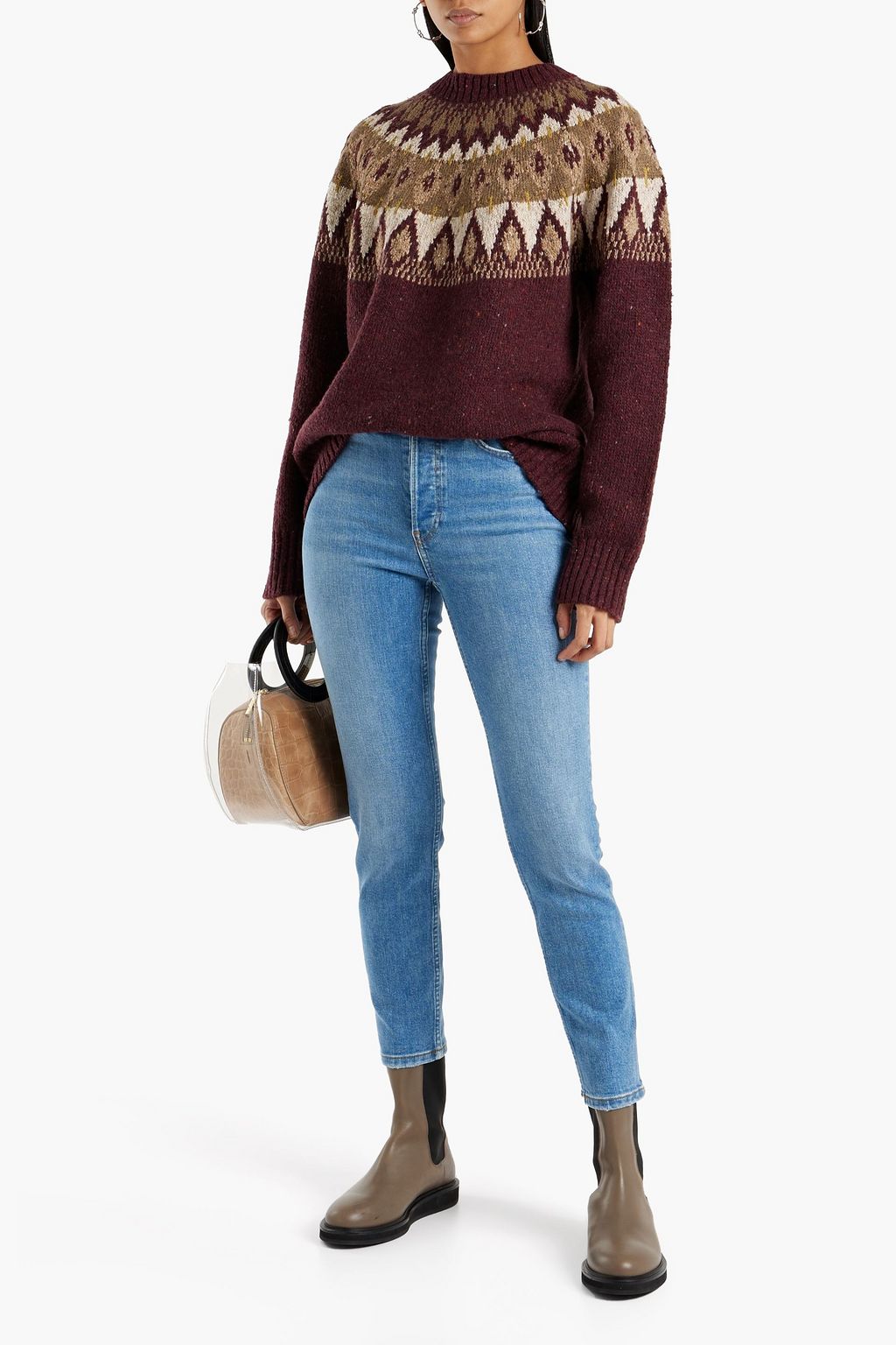 RE/DONE 90s cropped high-rise slim-leg jeans