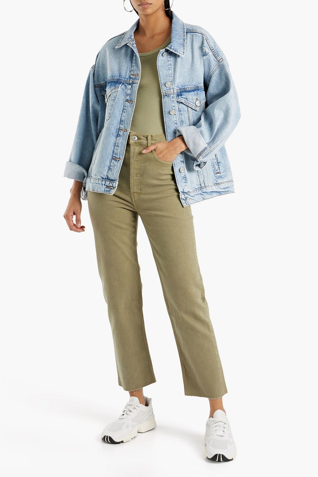RE/DONE 70s cropped high-rise straight-leg jeans