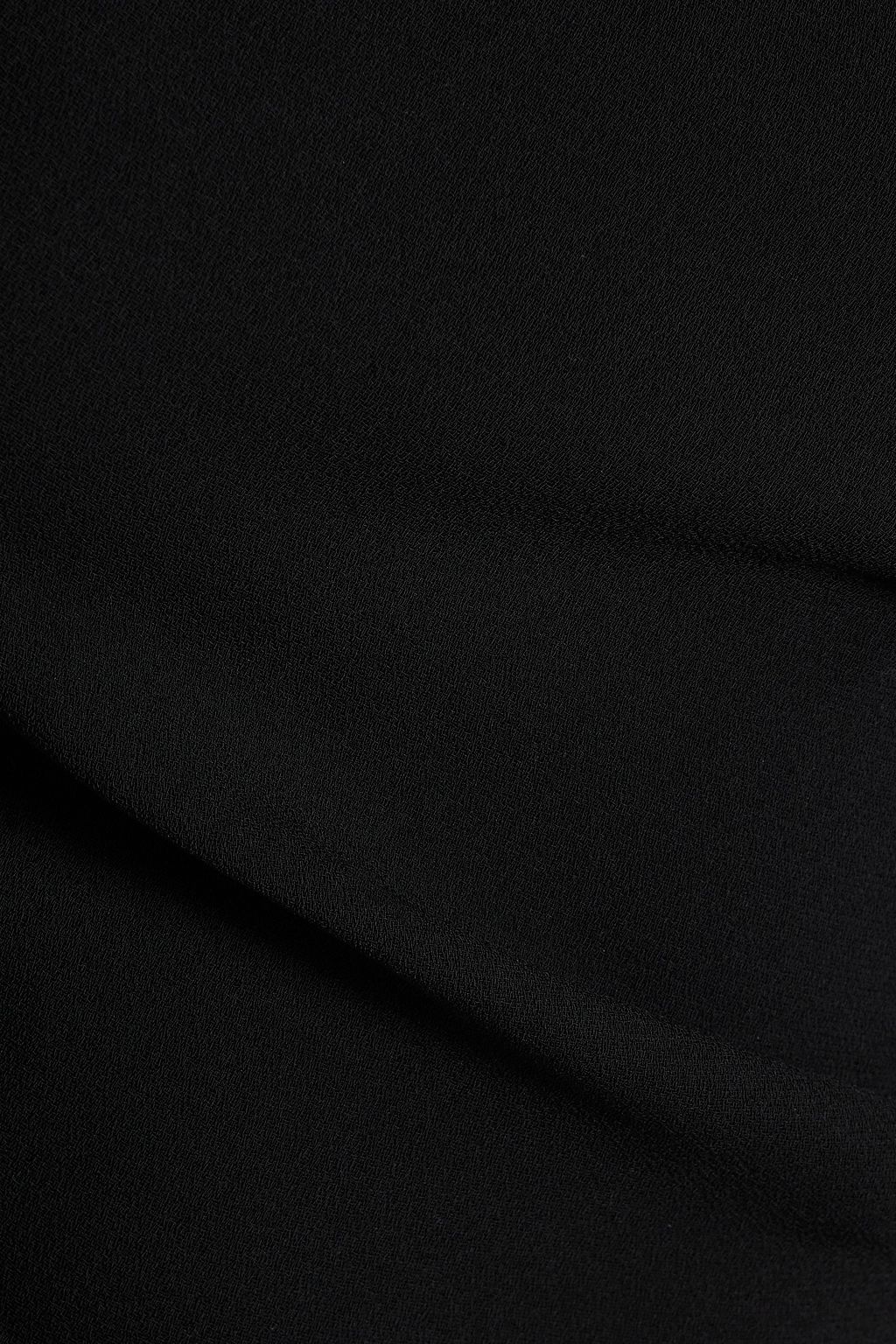 DRIES VAN NOTEN One-sleeve ruched crepe dress