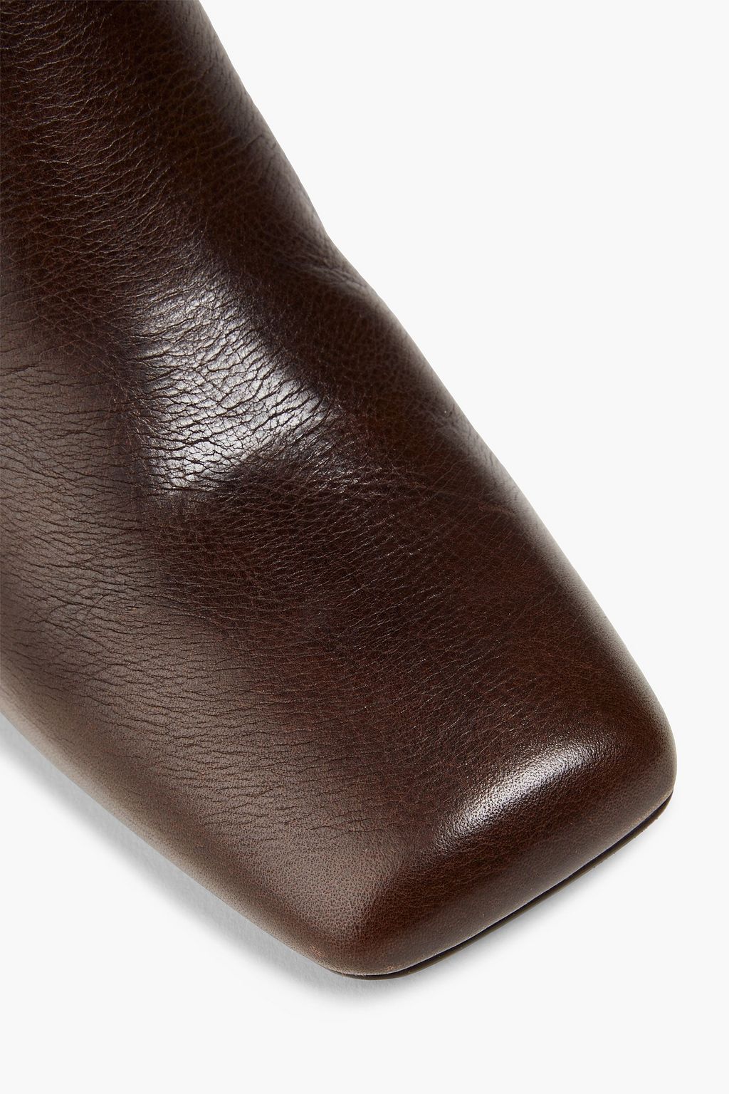 BRUNELLO CUCINELLI Ankle Boots aus Leder mit Zierperlen