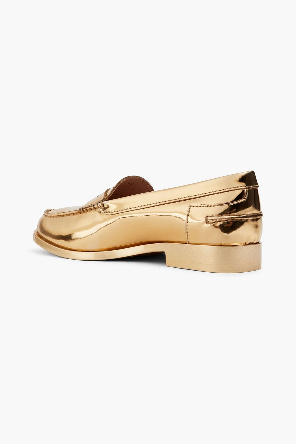TOD'S + Alber Elbaz Loafers aus verspiegeltem Leder